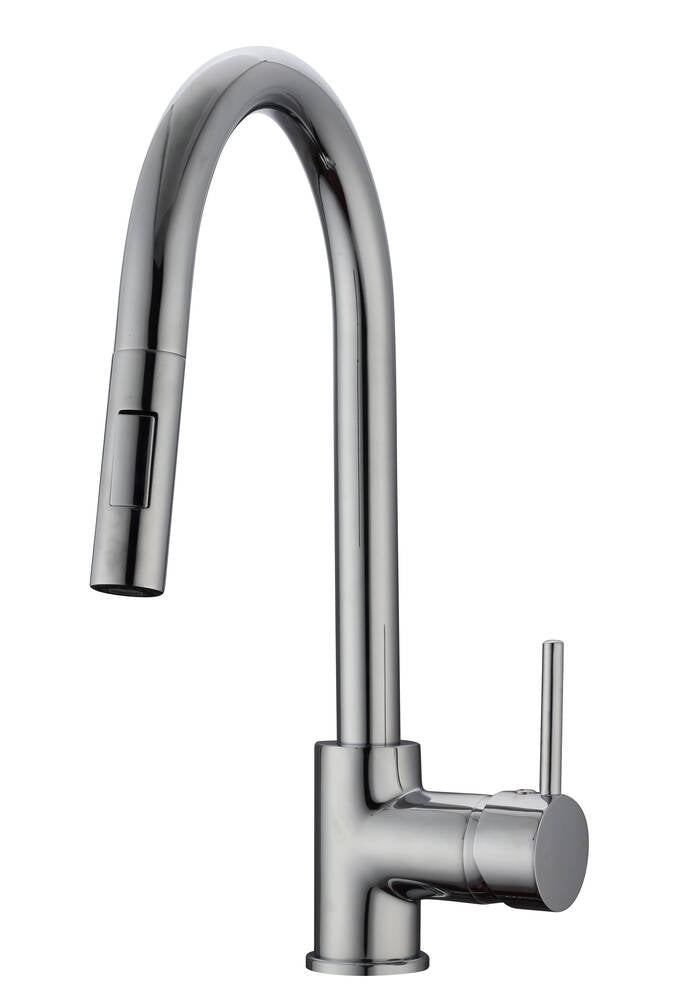 Monomando Cocina Extraible Round Cromo [ GME® ]