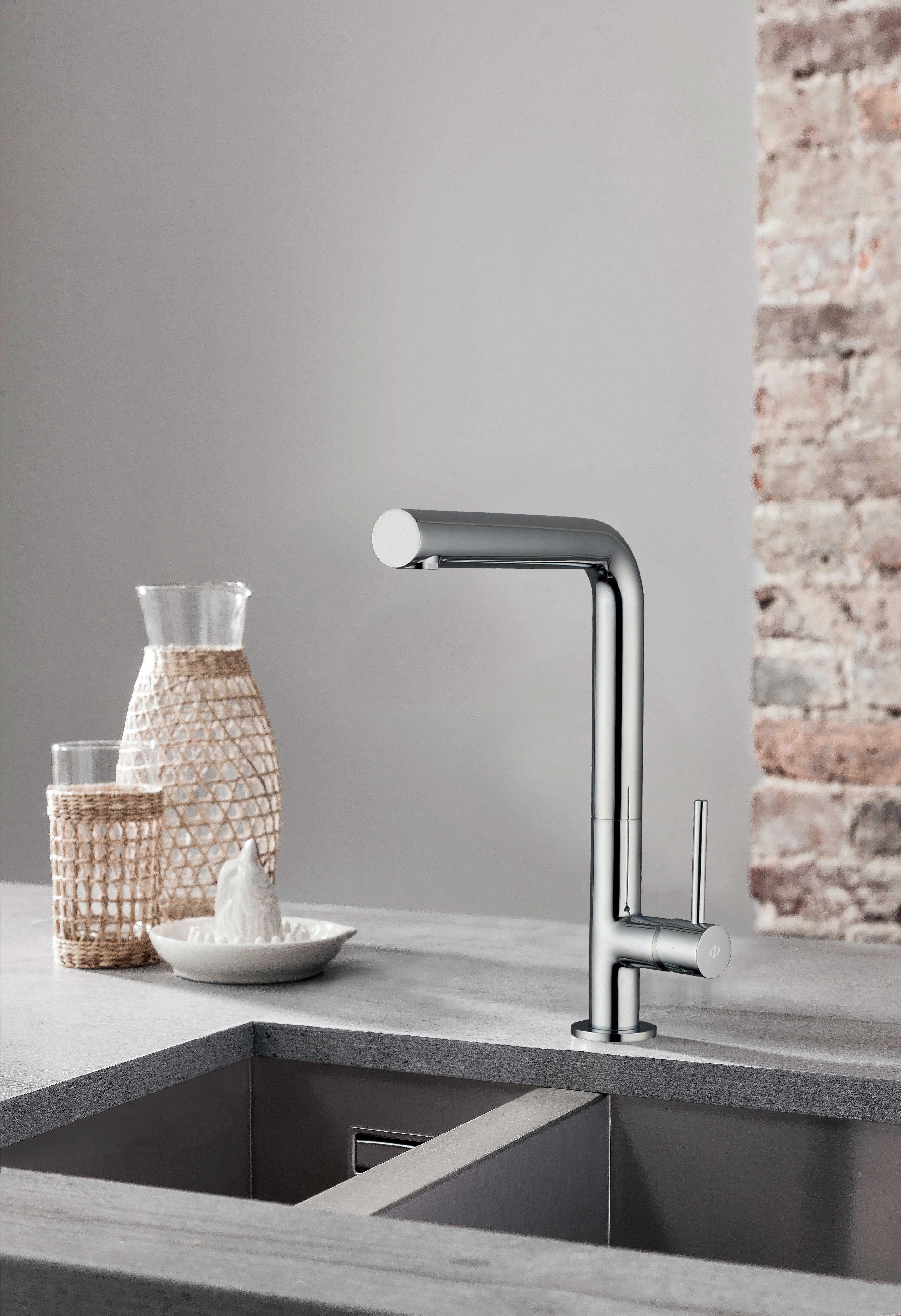 Monomando Cocina Silver Cromo - GME [ GME® ]