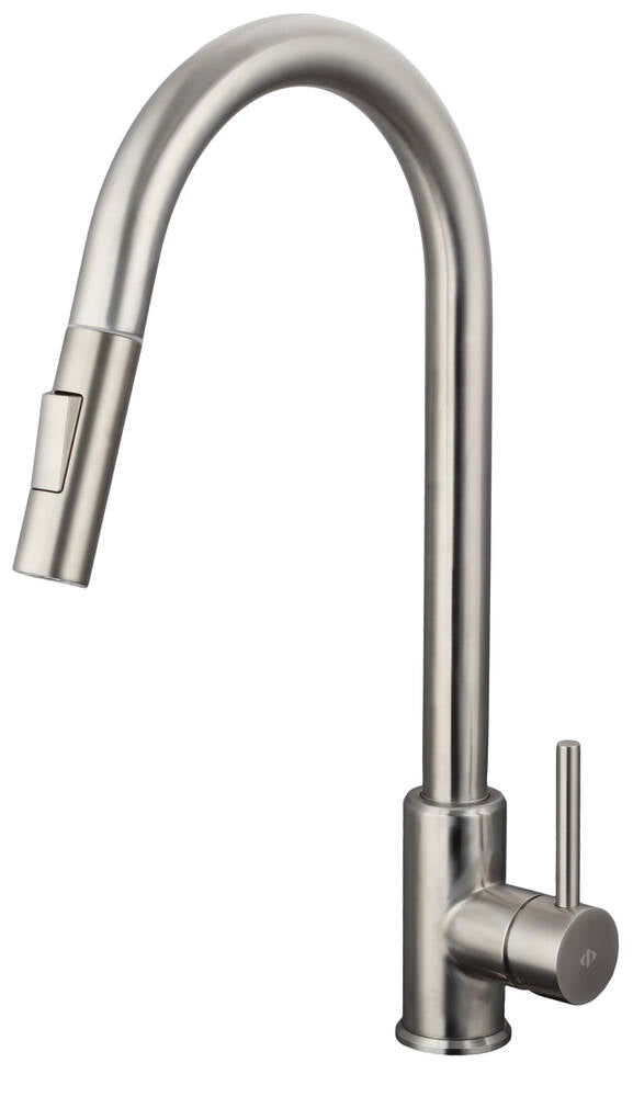 Monomando Cocina Extraible Round Acero [ GME® ]