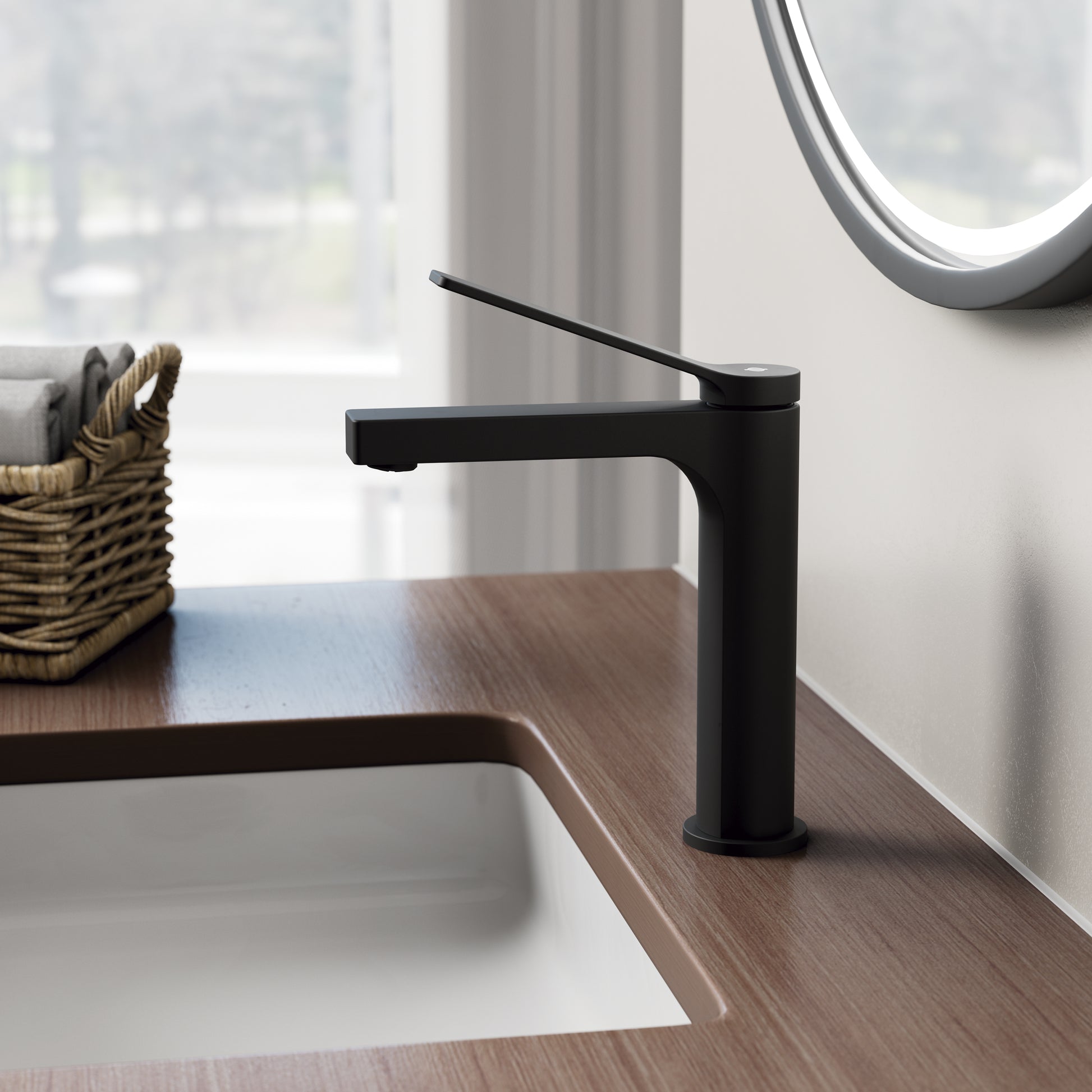 Monomando Lavabo Tarsio Negro - GME [ GME® ]