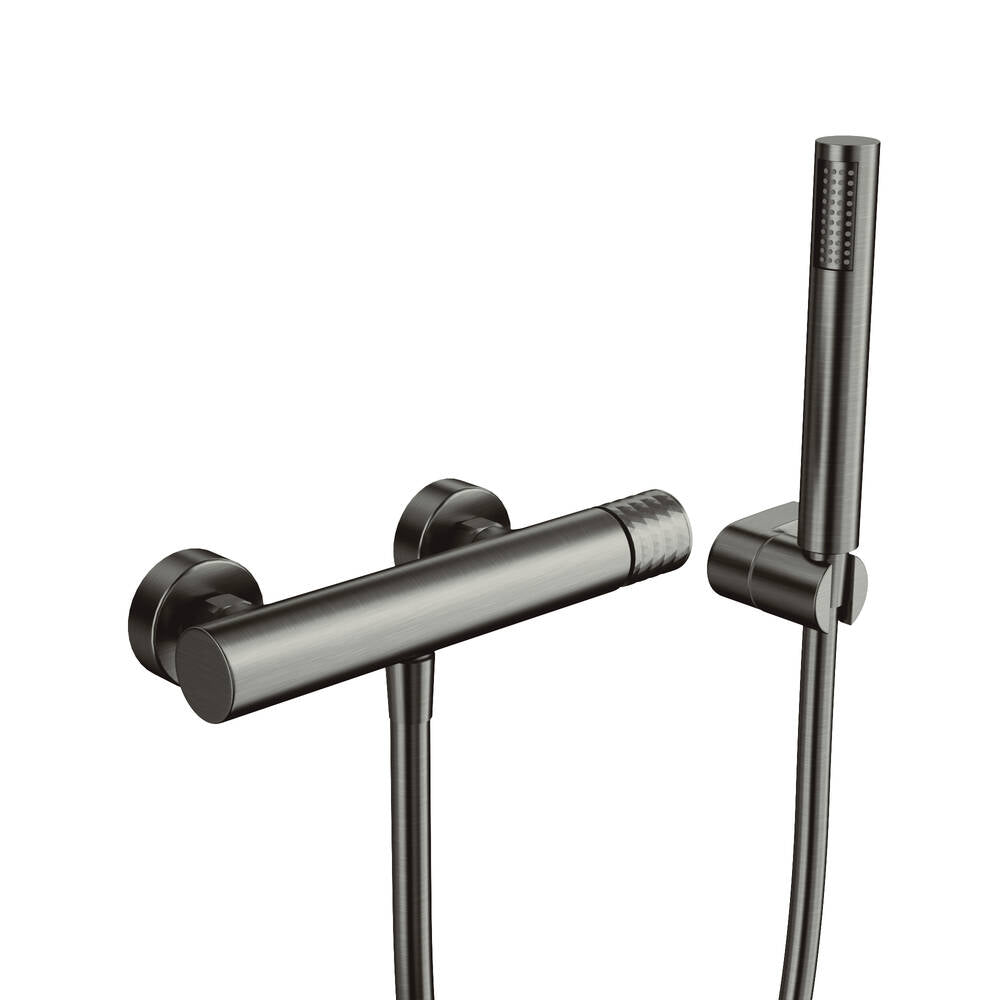 Grupo Ducha Con Kit Helios Titanio - GME [ GME® ]