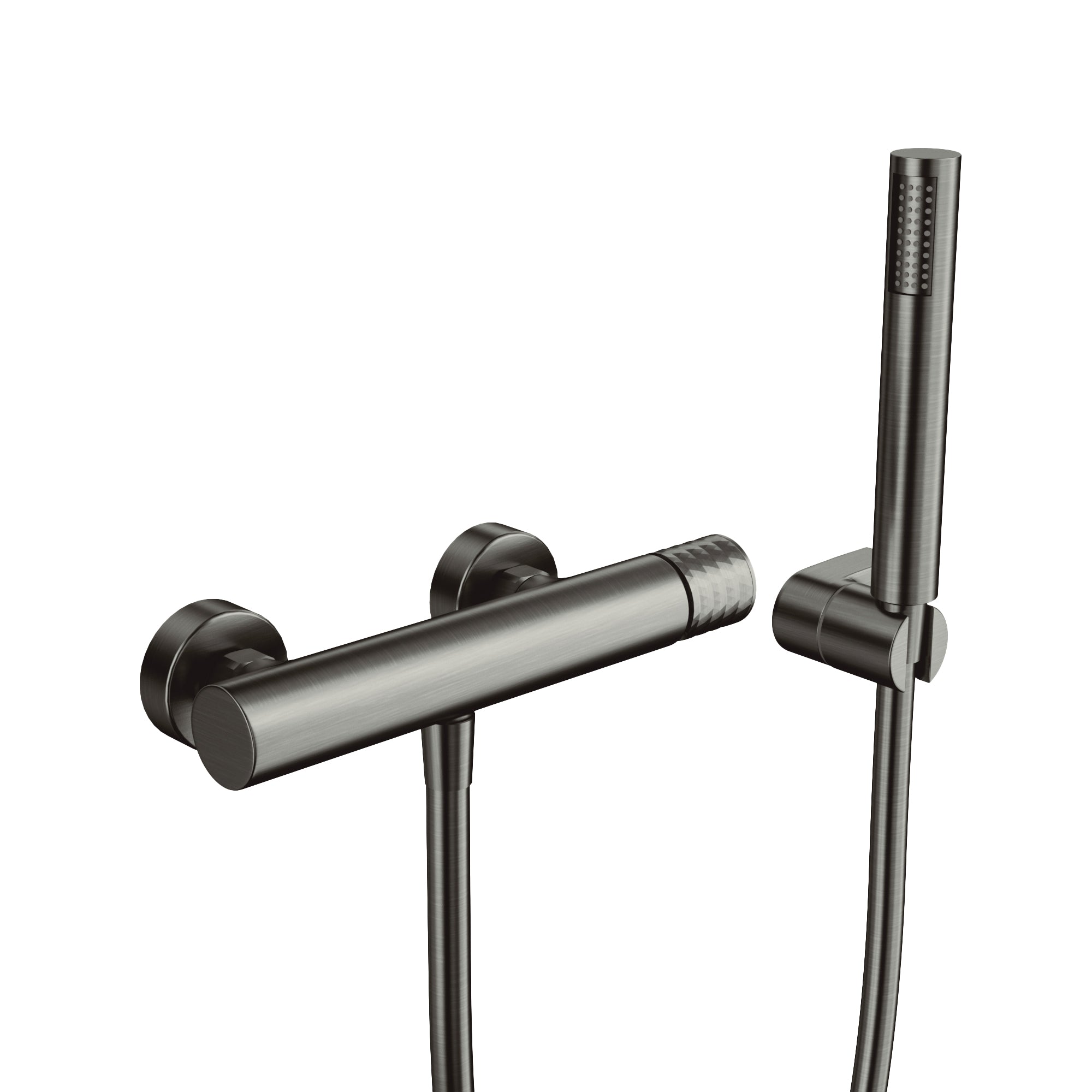 Grupo Ducha Con Kit Helios Titanio - GME [ GME® ]
