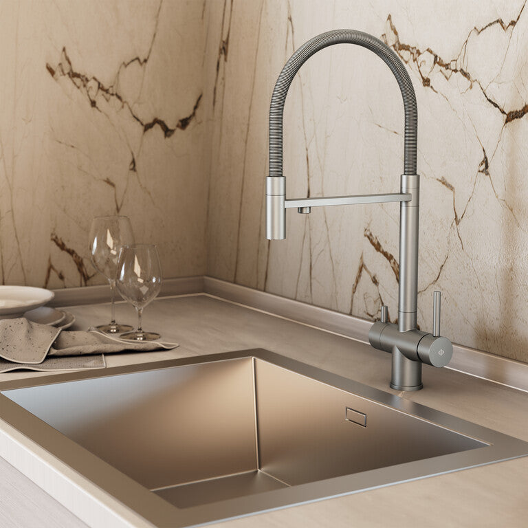 Monomando Cocina Osmosis Extraible Acero - GME [ GME® ]