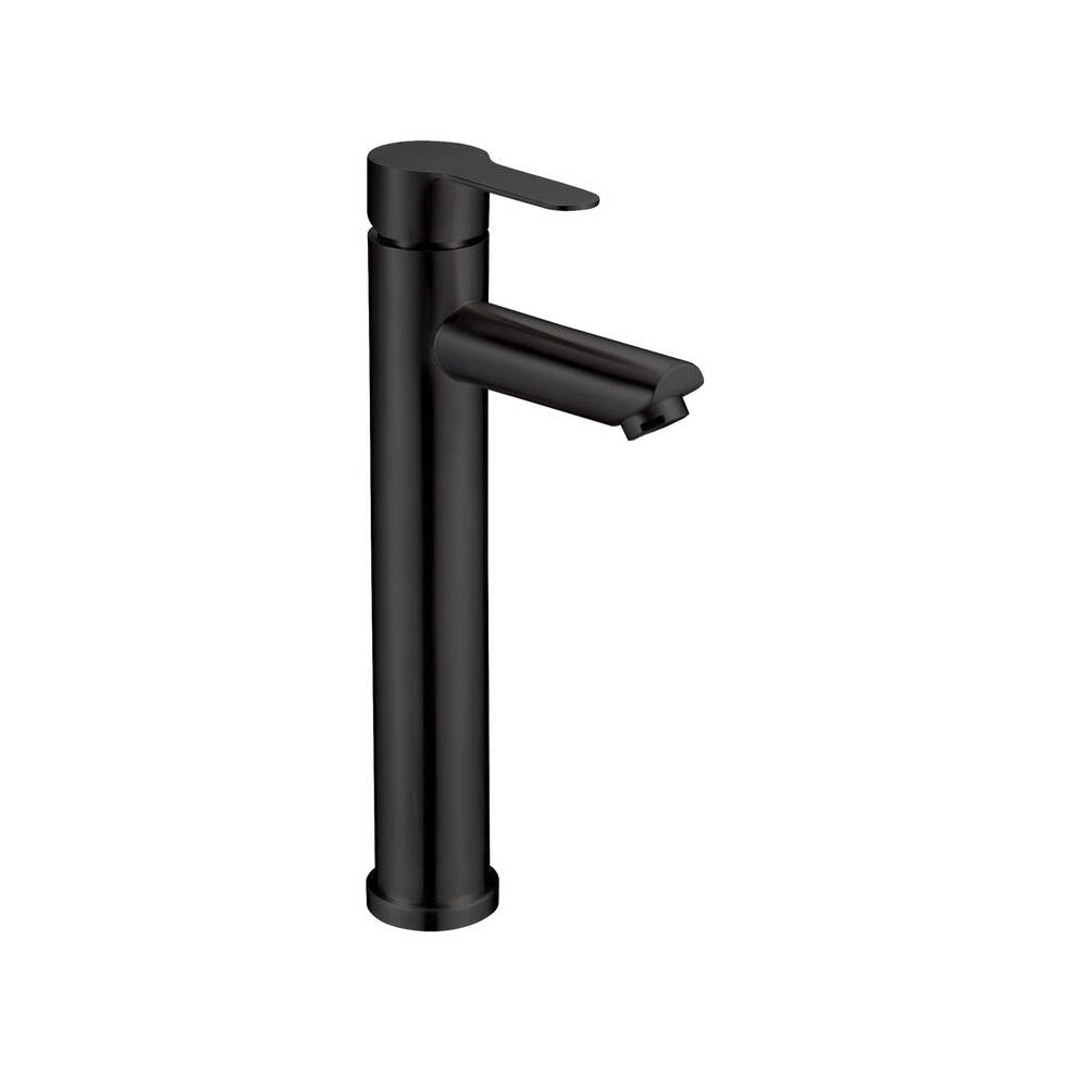 Monomando Lavabo Alto Iony Negro Acero - GME [ GME® ]