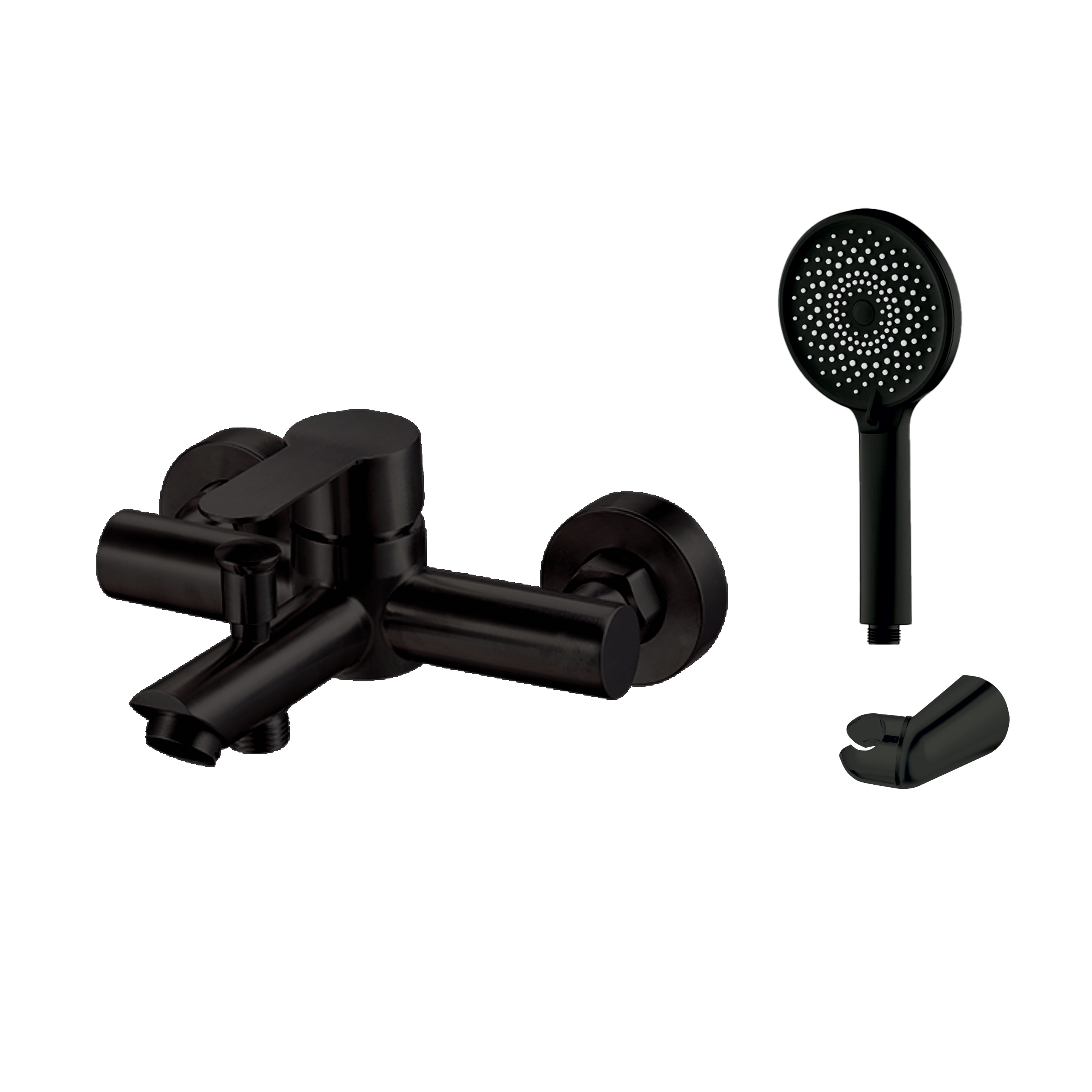 Grupo Bañera Iony Negro Acero Con Kit - GME [ GME® ]
