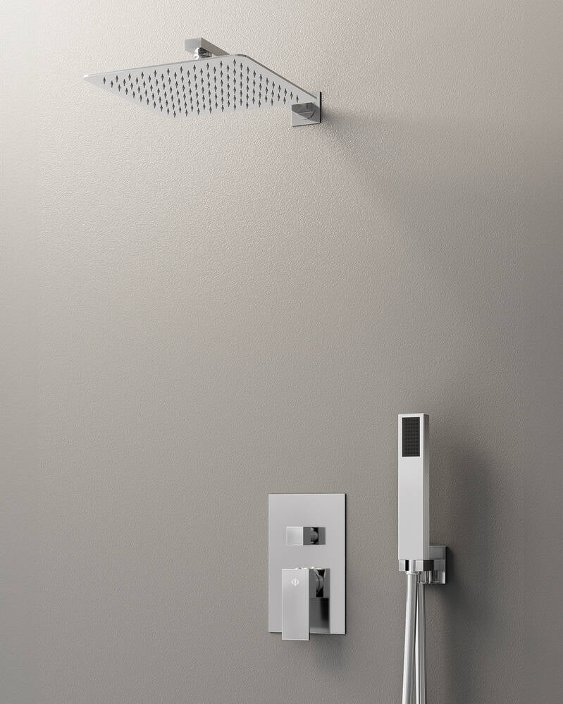 Conj. Empotr. Monomando Orion Cr + Rociador Pared - GME [ GME® ]
