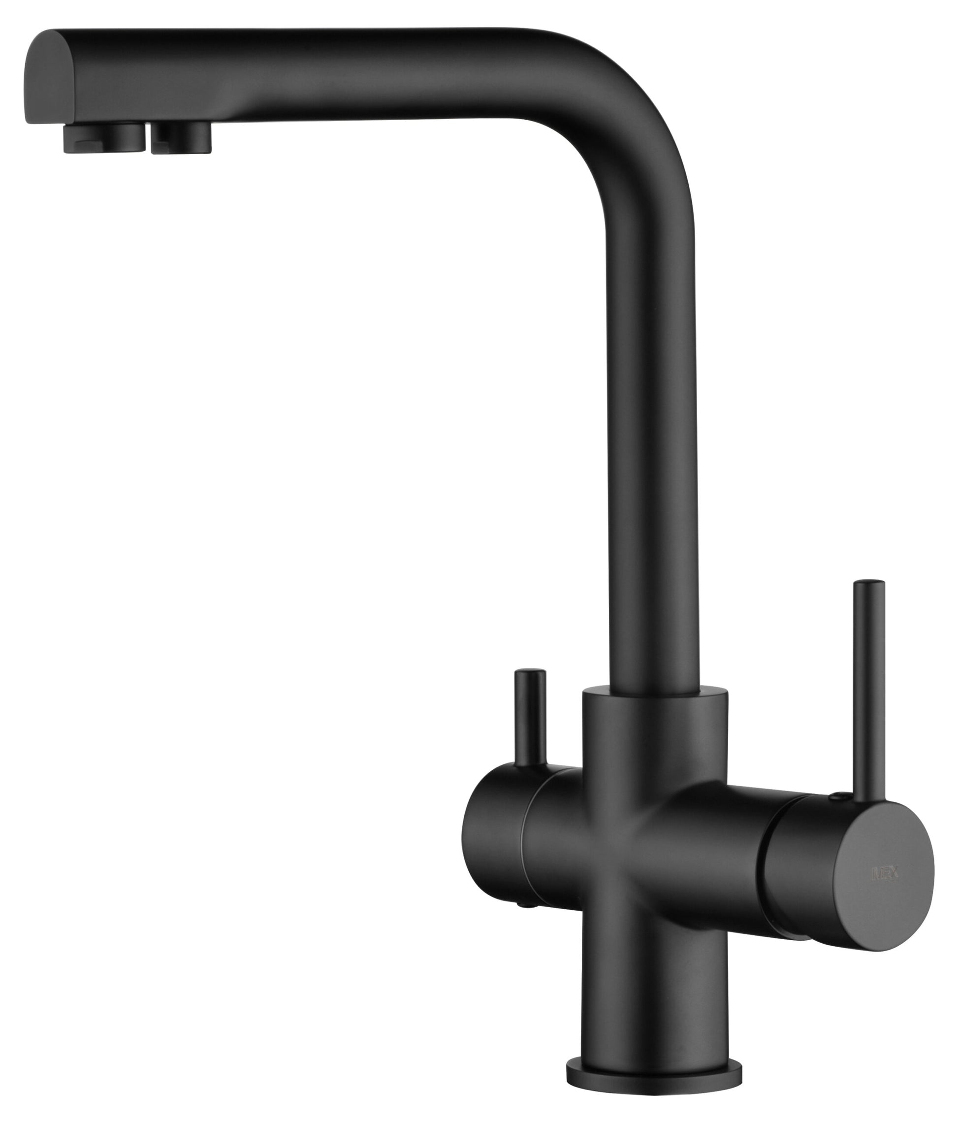 Grifo de cocina Marsella negro mate para osmosis [ IMEX® ]