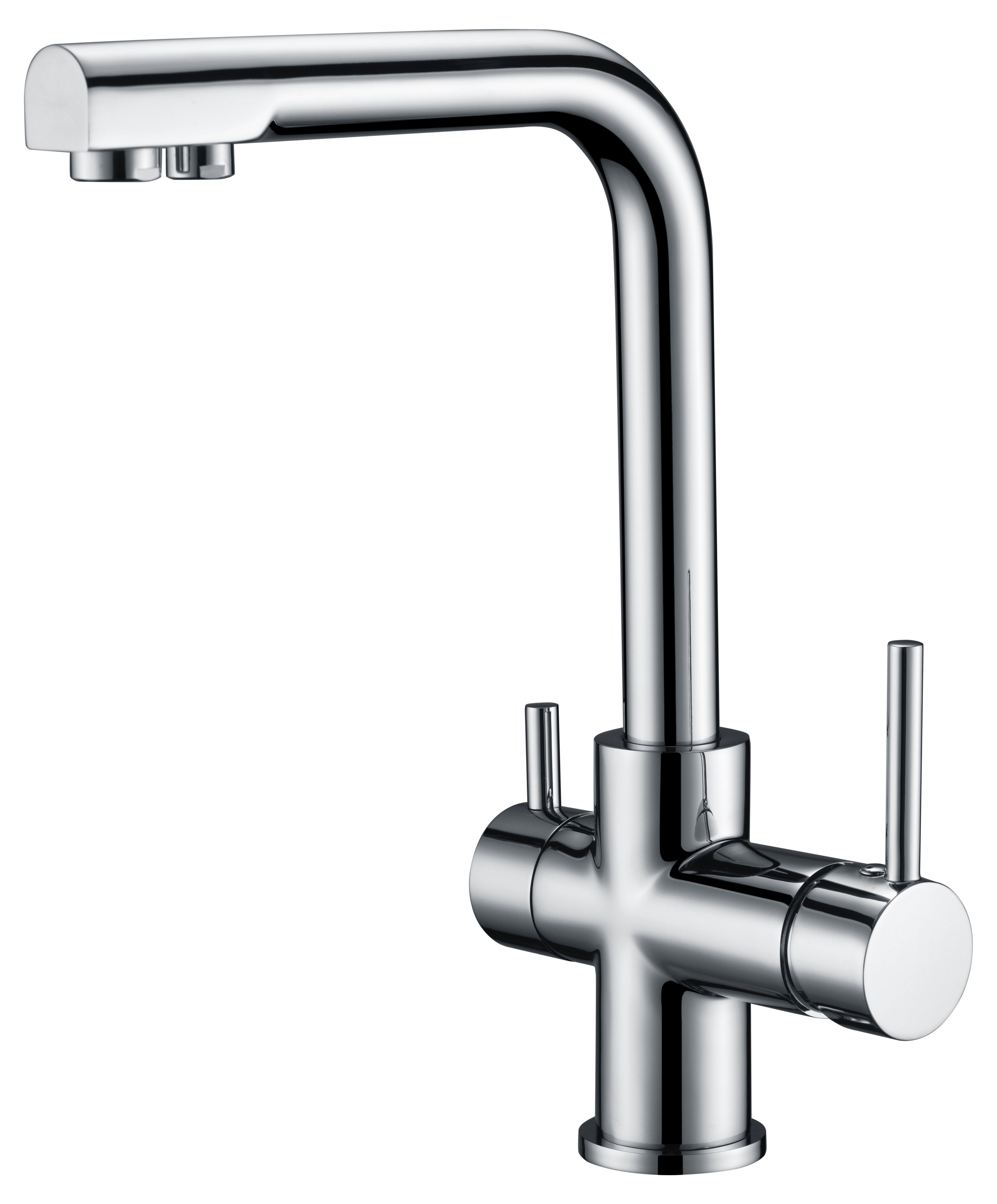 Grifo de cocina Marsella negro mate para osmosis [ IMEX® ]
