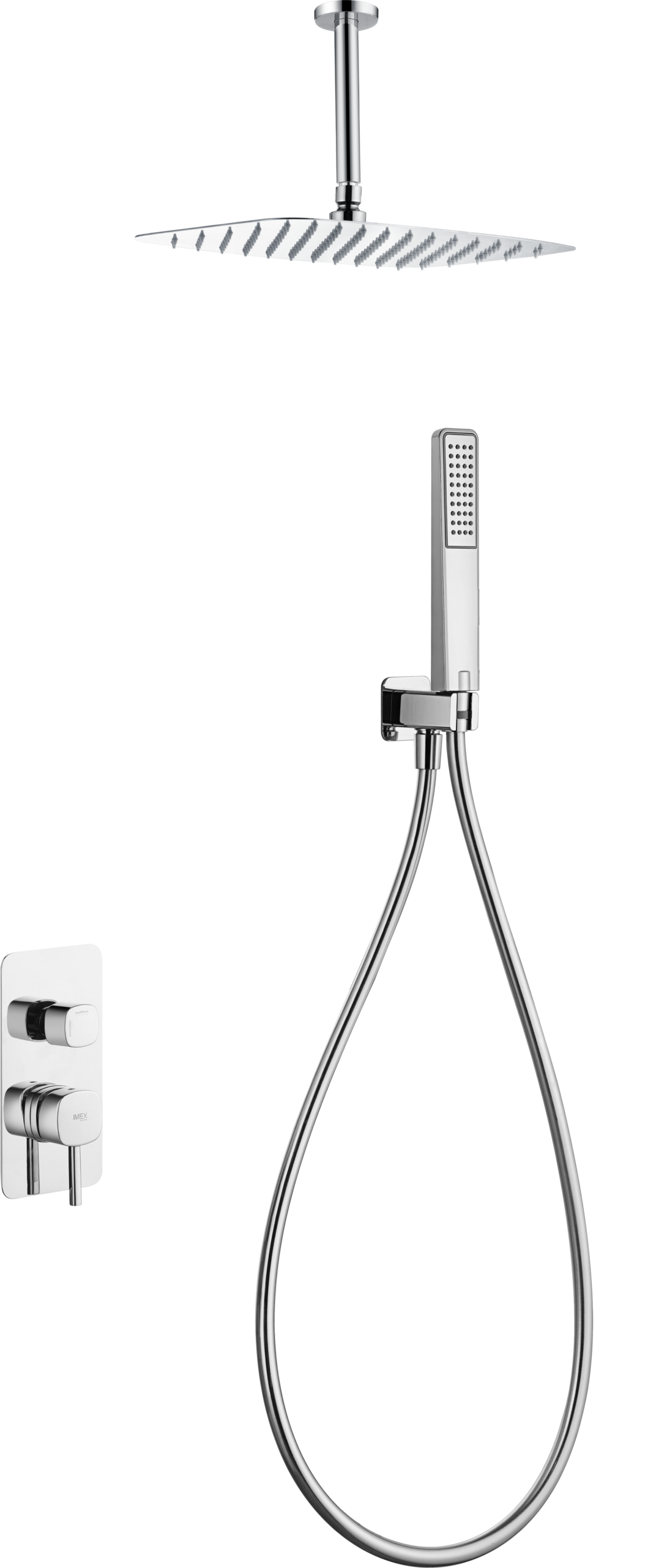 Conjunto ducha monomando empotrado Arezzo [ IMEX® ]