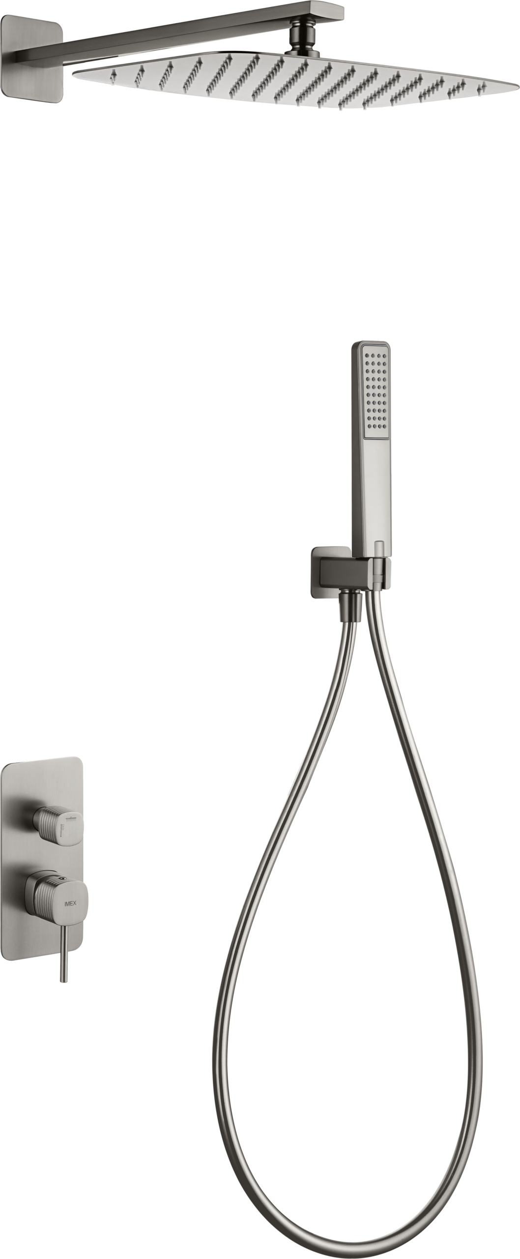 Conjunto ducha monomando empotrado Firenze [ IMEX® ]