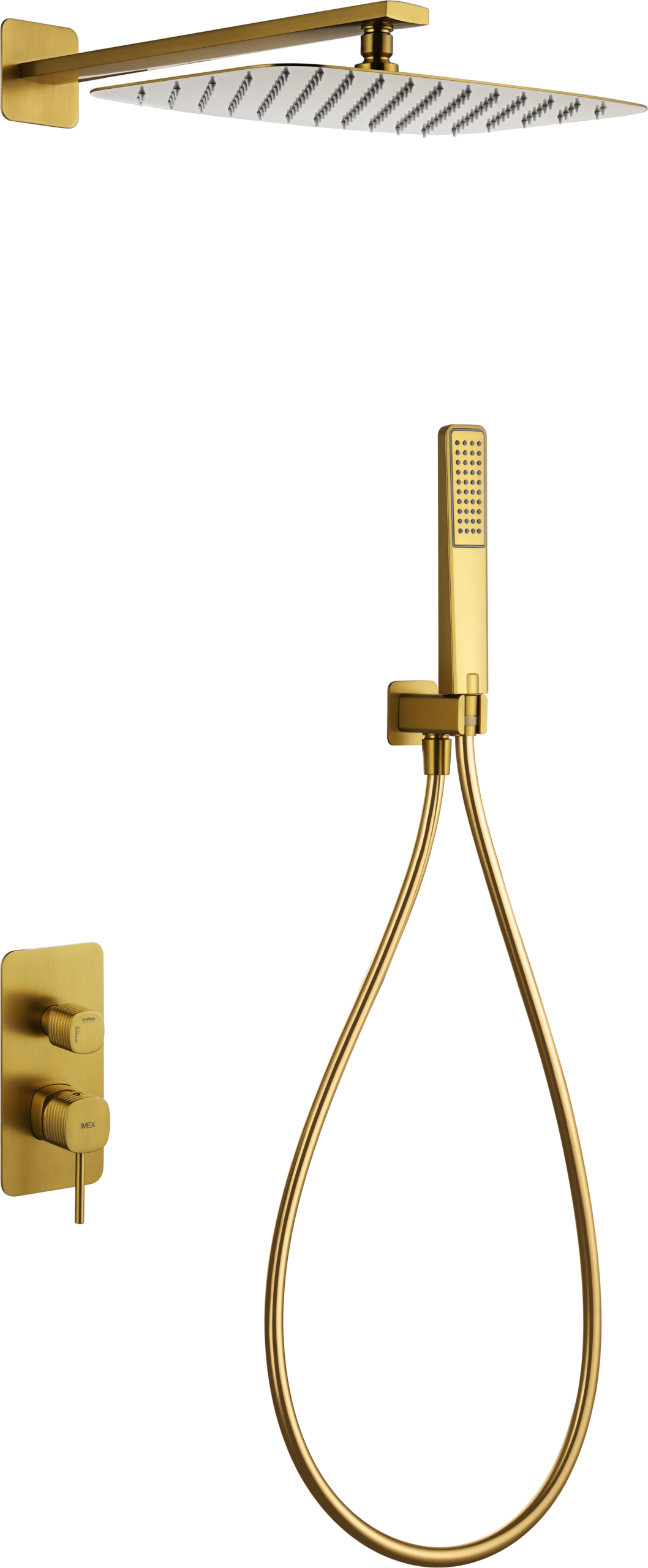 Conjunto ducha monomando empotrado Firenze [ IMEX® ]