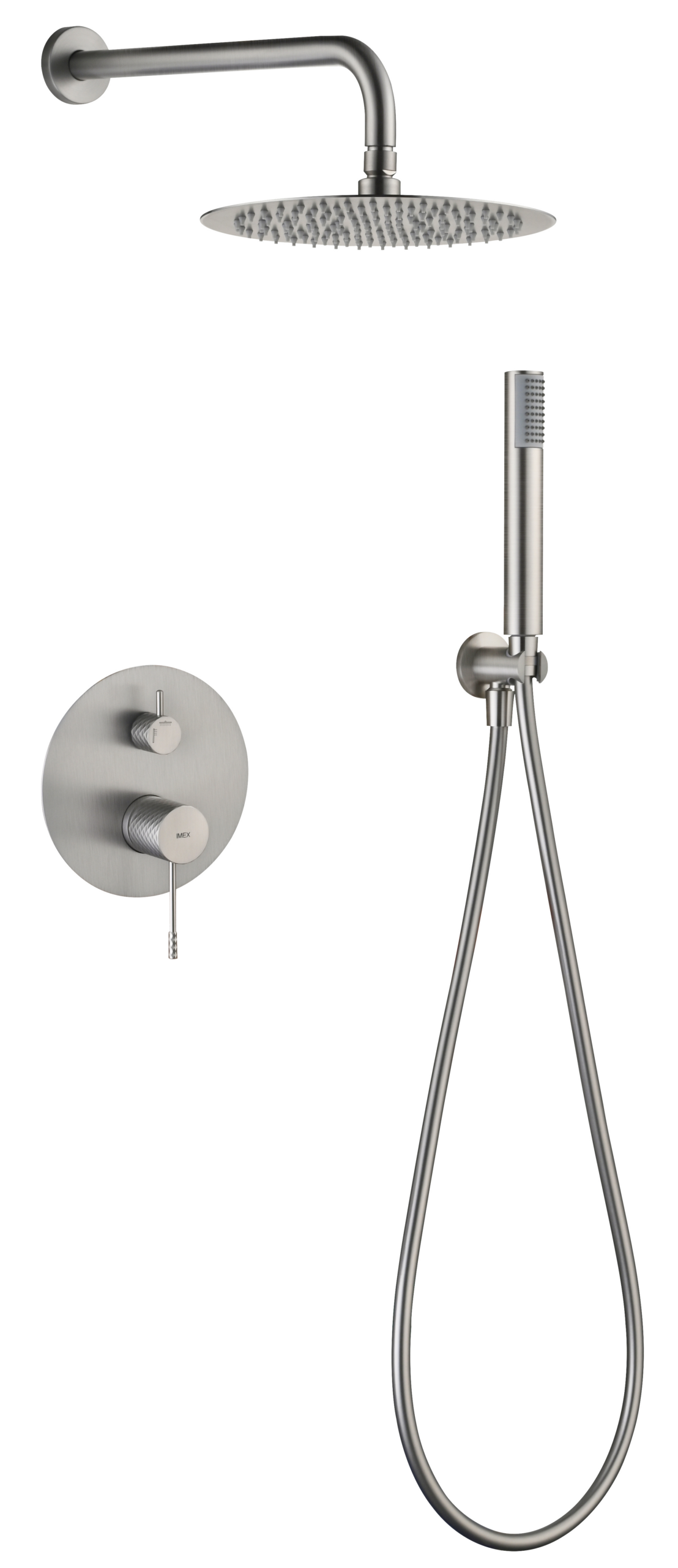 Conjunto ducha monomando empotrado Genova [ IMEX® ]