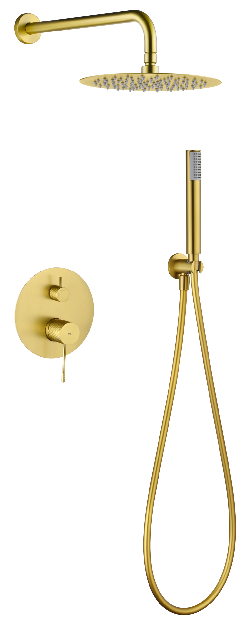 Conjunto ducha monomando empotrado Genova [ IMEX® ]