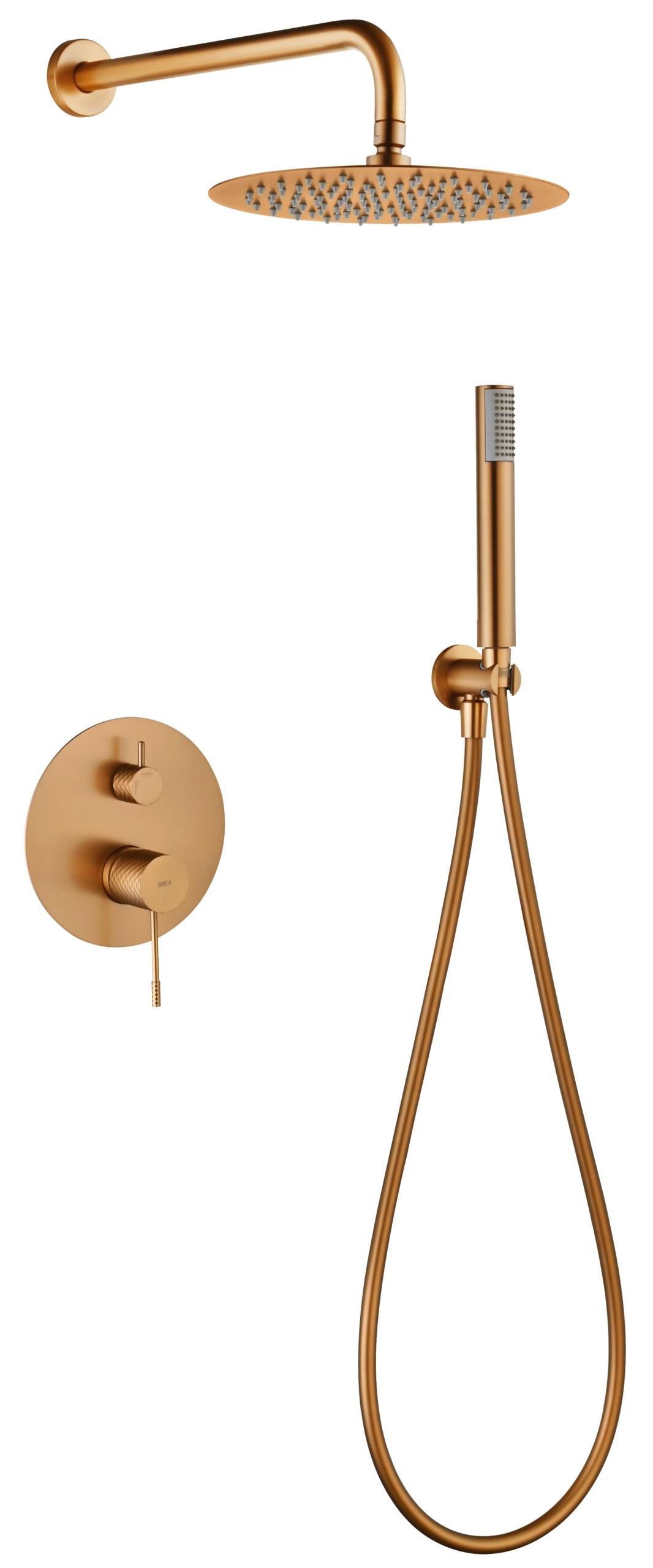 Conjunto ducha monomando empotrado Genova [ IMEX® ]