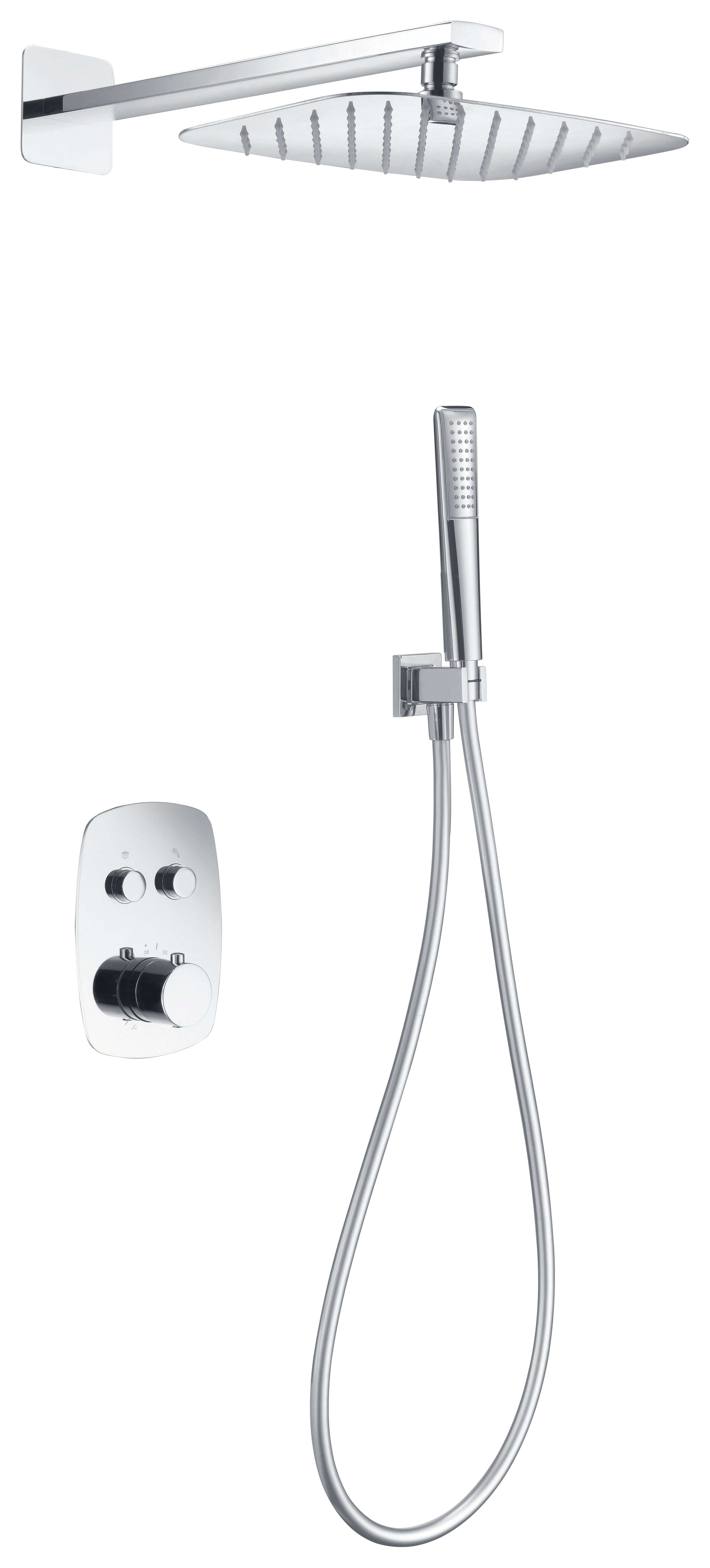 Columna de ducha termostática empotrada Hidra [ IMEX® ]