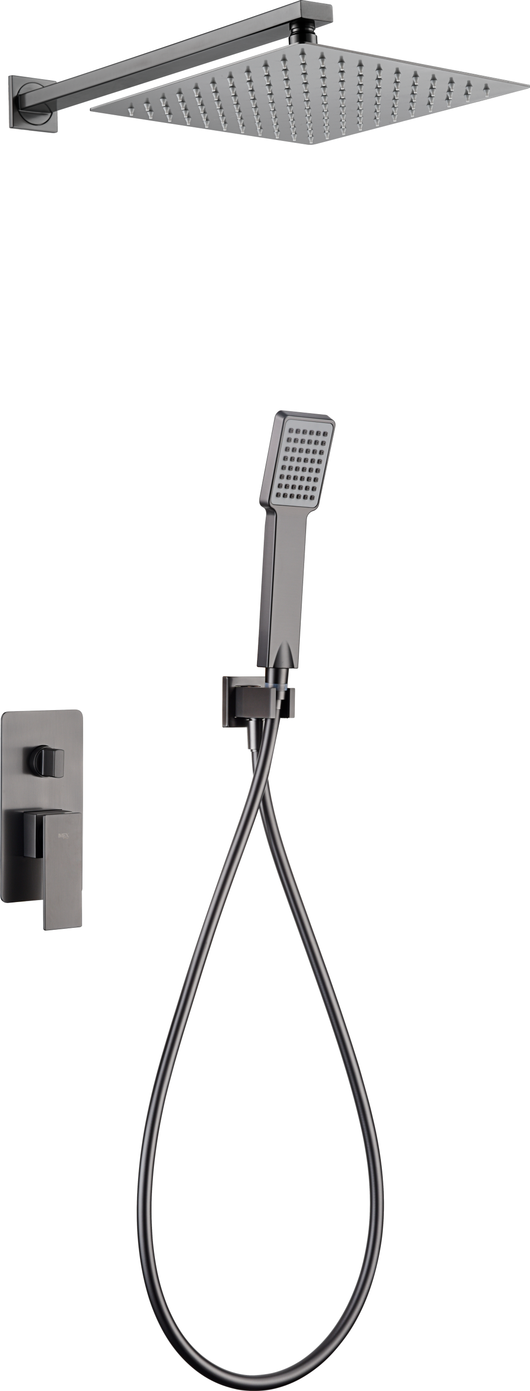 Conjunto ducha monomando empotrado Pisa [ IMEX® ]