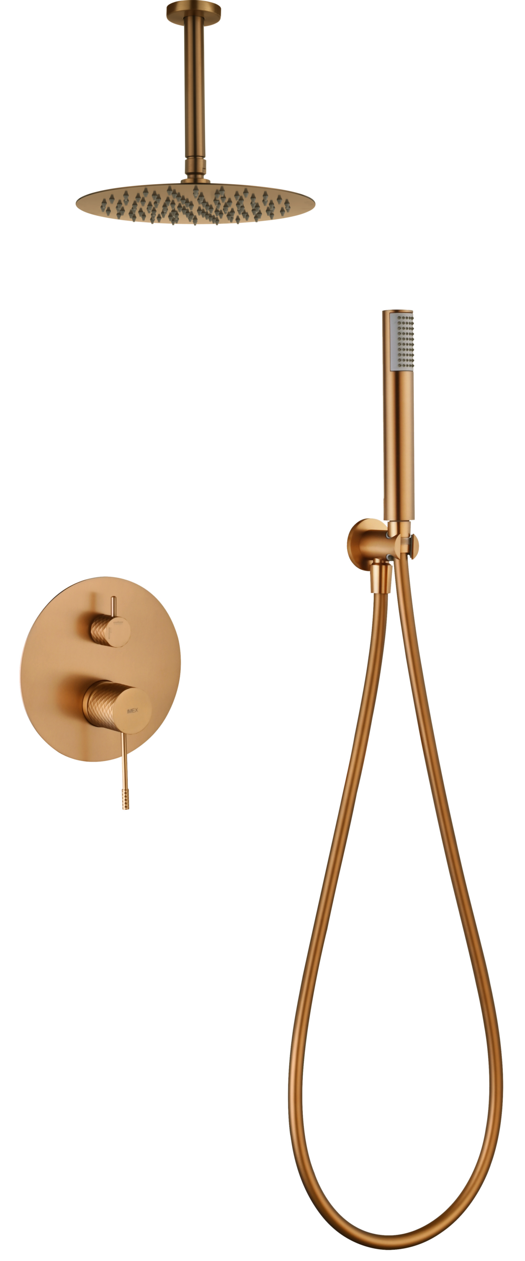 Conjunto ducha monomando empotrado Piamonte [ IMEX® ]