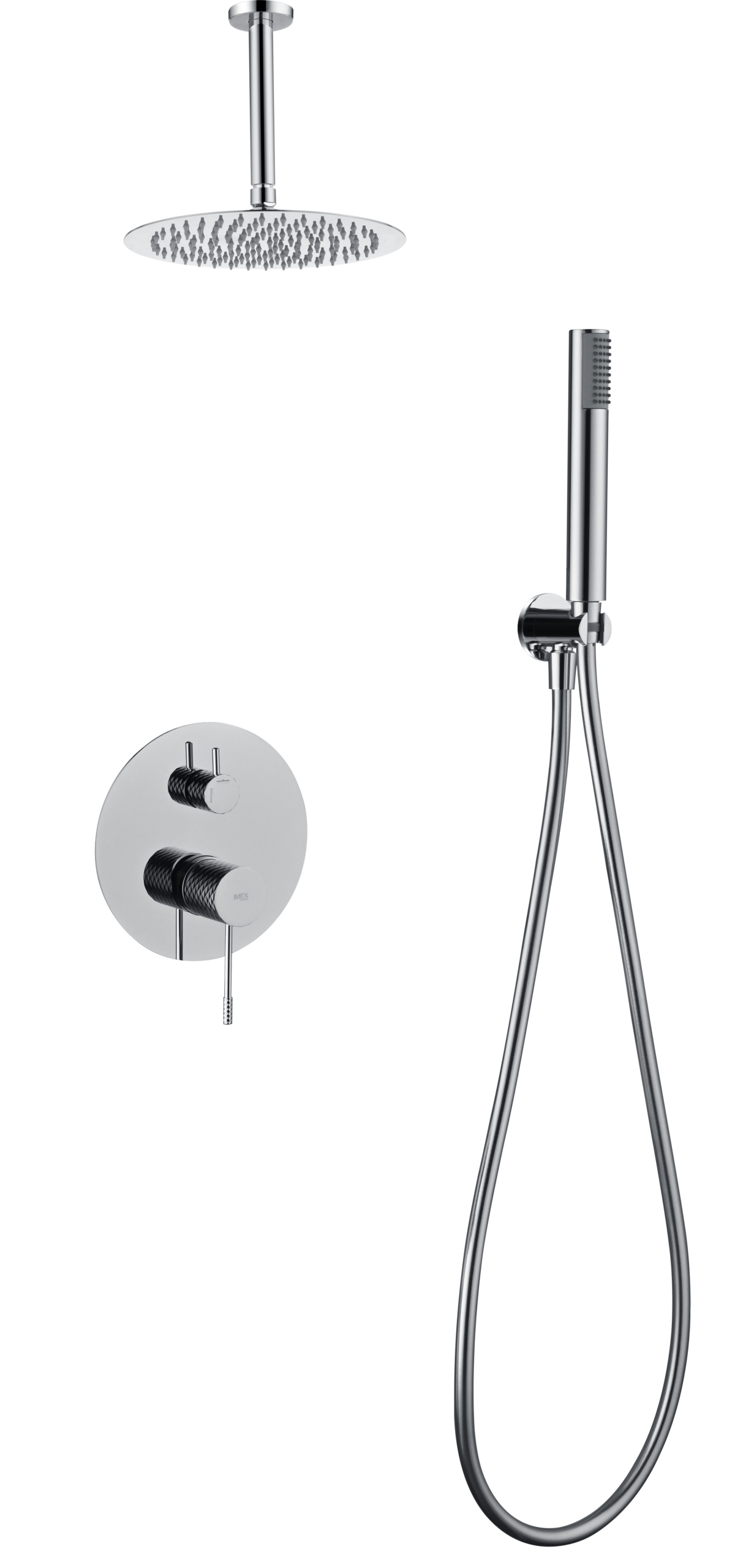 Conjunto ducha monomando empotrado Piamonte [ IMEX® ]