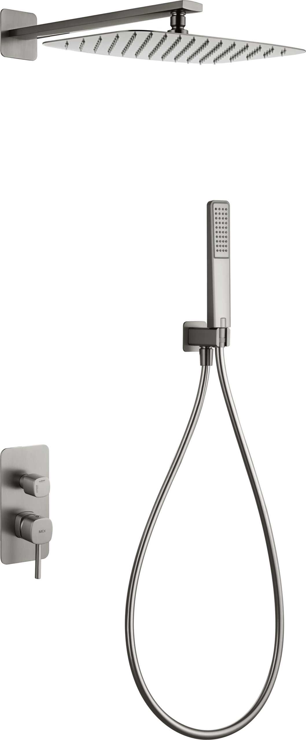 Conjunto ducha monomando empotrado Toscana [ IMEX® ]