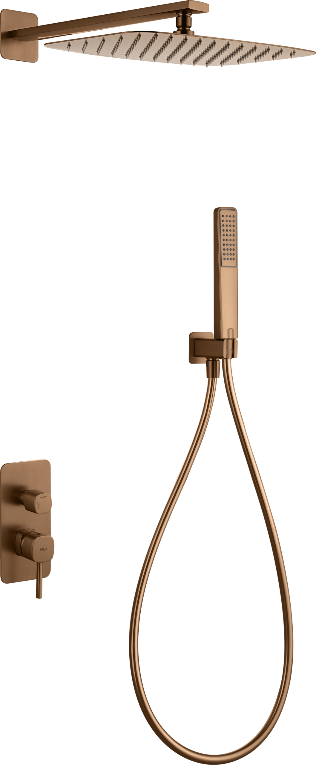 Conjunto ducha monomando empotrado Toscana [ IMEX® ]