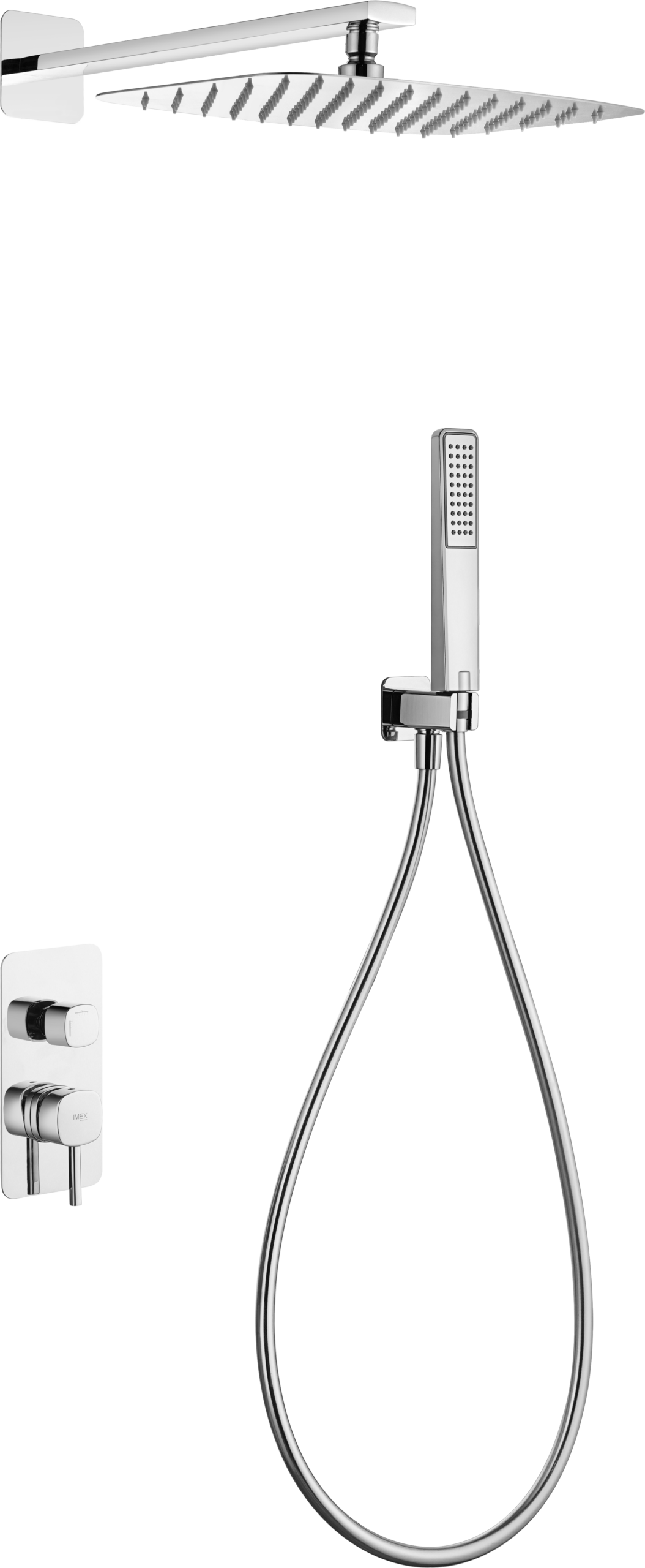 Conjunto ducha monomando empotrado Toscana [ IMEX® ]