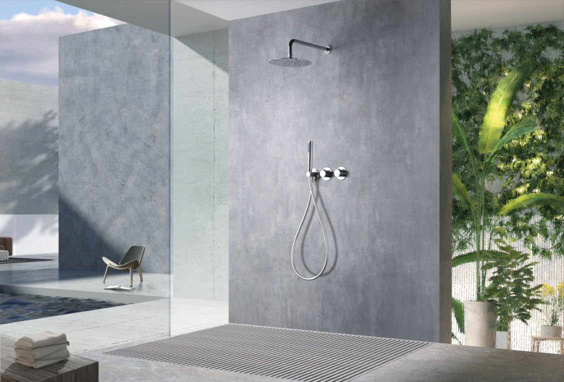 Conjunto ducha monomando empotrado Assen [ IMEX® ]