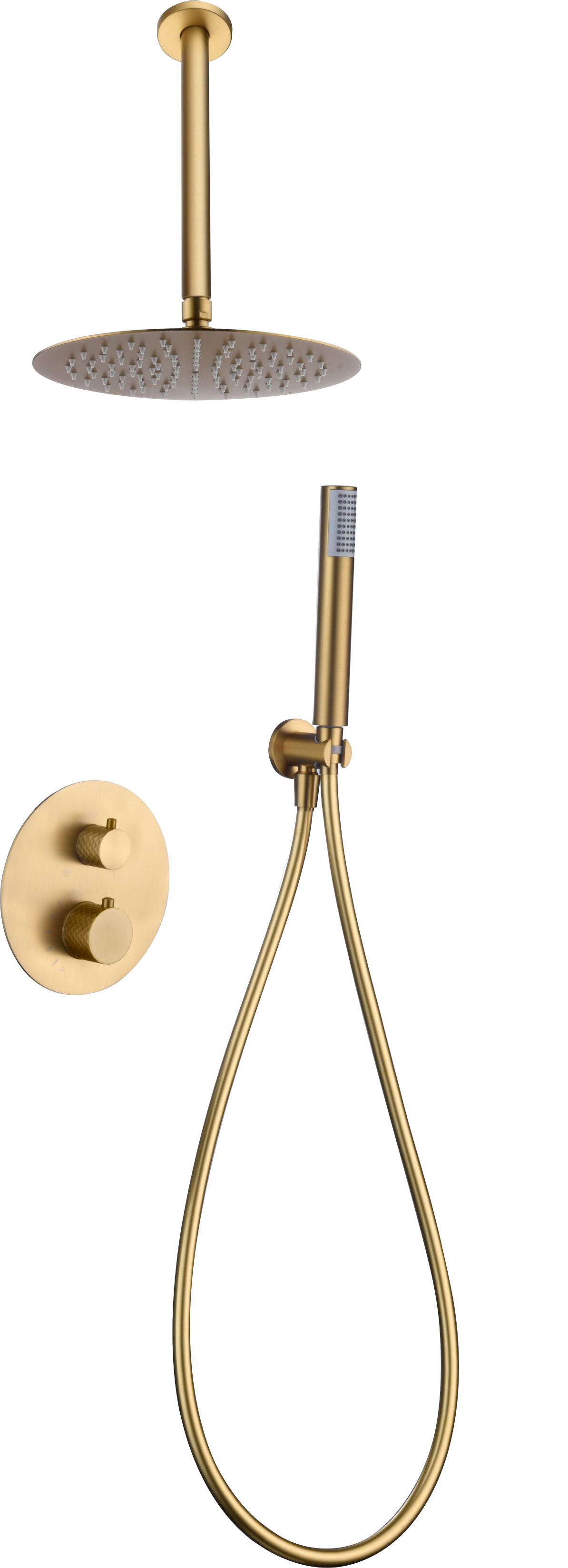 Conjunto ducha termostático empotrado Piamonte [ IMEX® ]