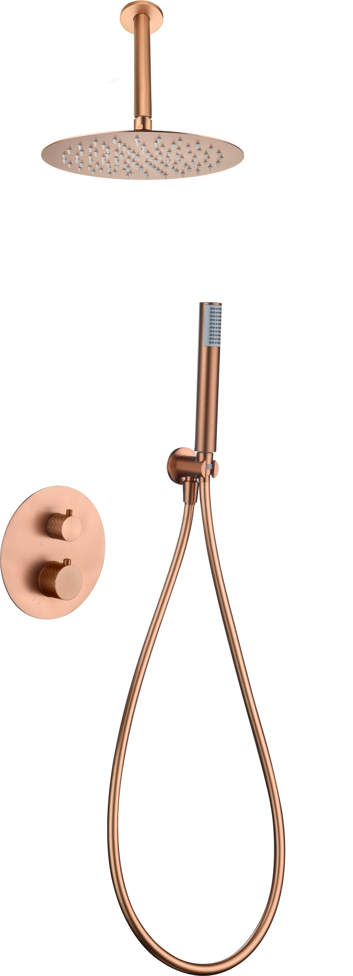 Conjunto ducha termostático empotrado Piamonte [ IMEX® ]