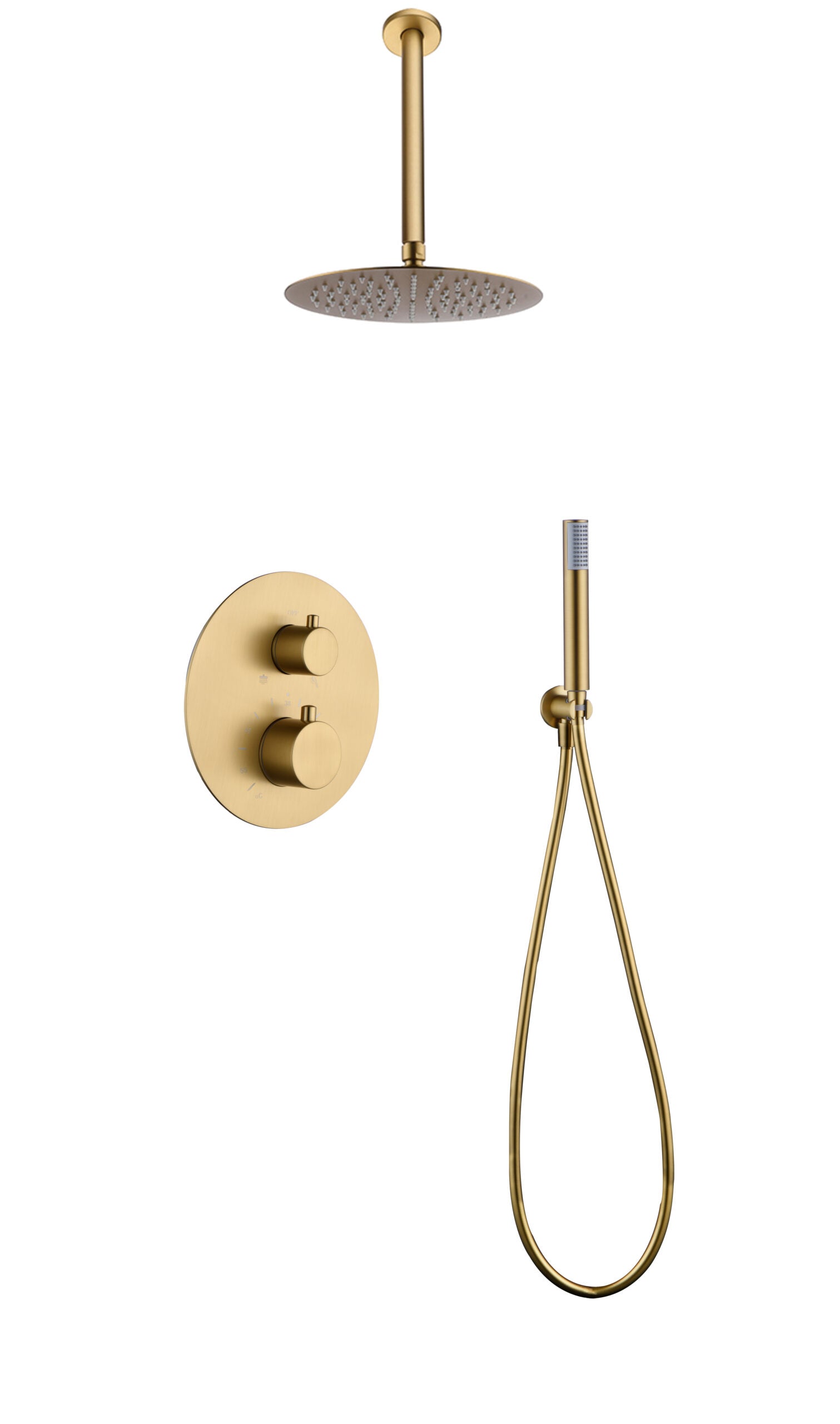 Conjunto ducha termostatico empotrado Tívoli [ IMEX® ]