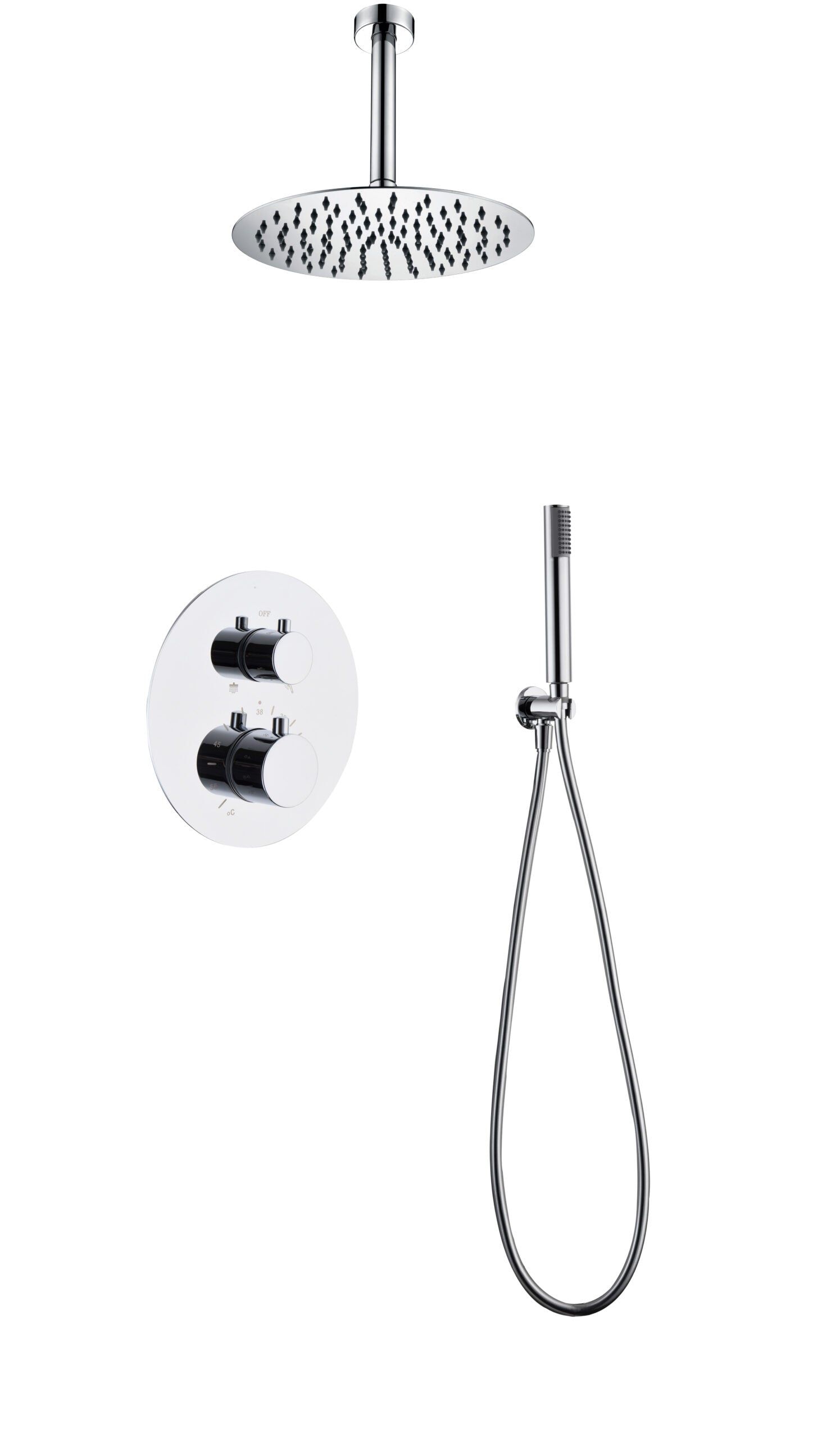 Conjunto ducha termostatico empotrado Tívoli [ IMEX® ]