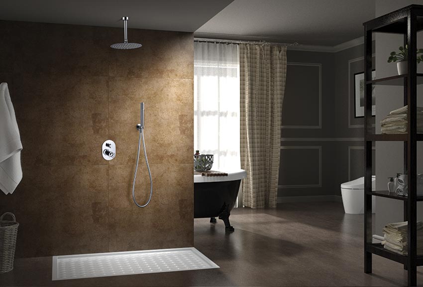 Columna de ducha empotrada Vesubio [ IMEX® ]