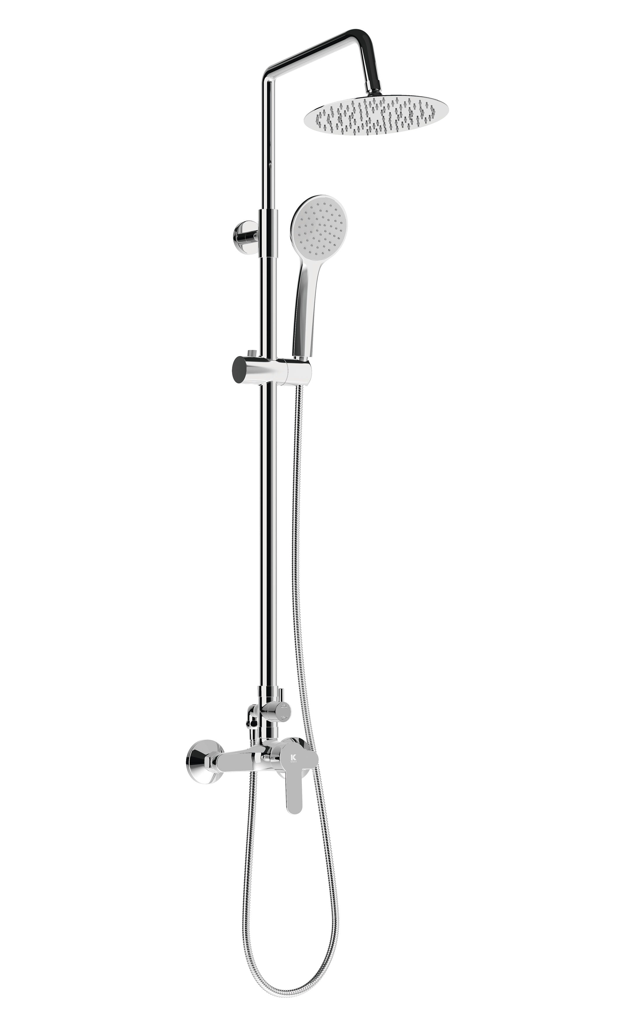 Columna de ducha | Serie ERGOS OMNIA de acero inoxidable - KÄLLA [ KÄLLA® ]