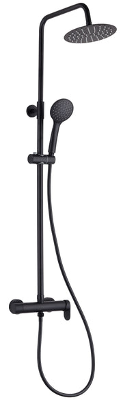 Columna de ducha inox en negro mate - KÄLLA [ KÄLLA® ]