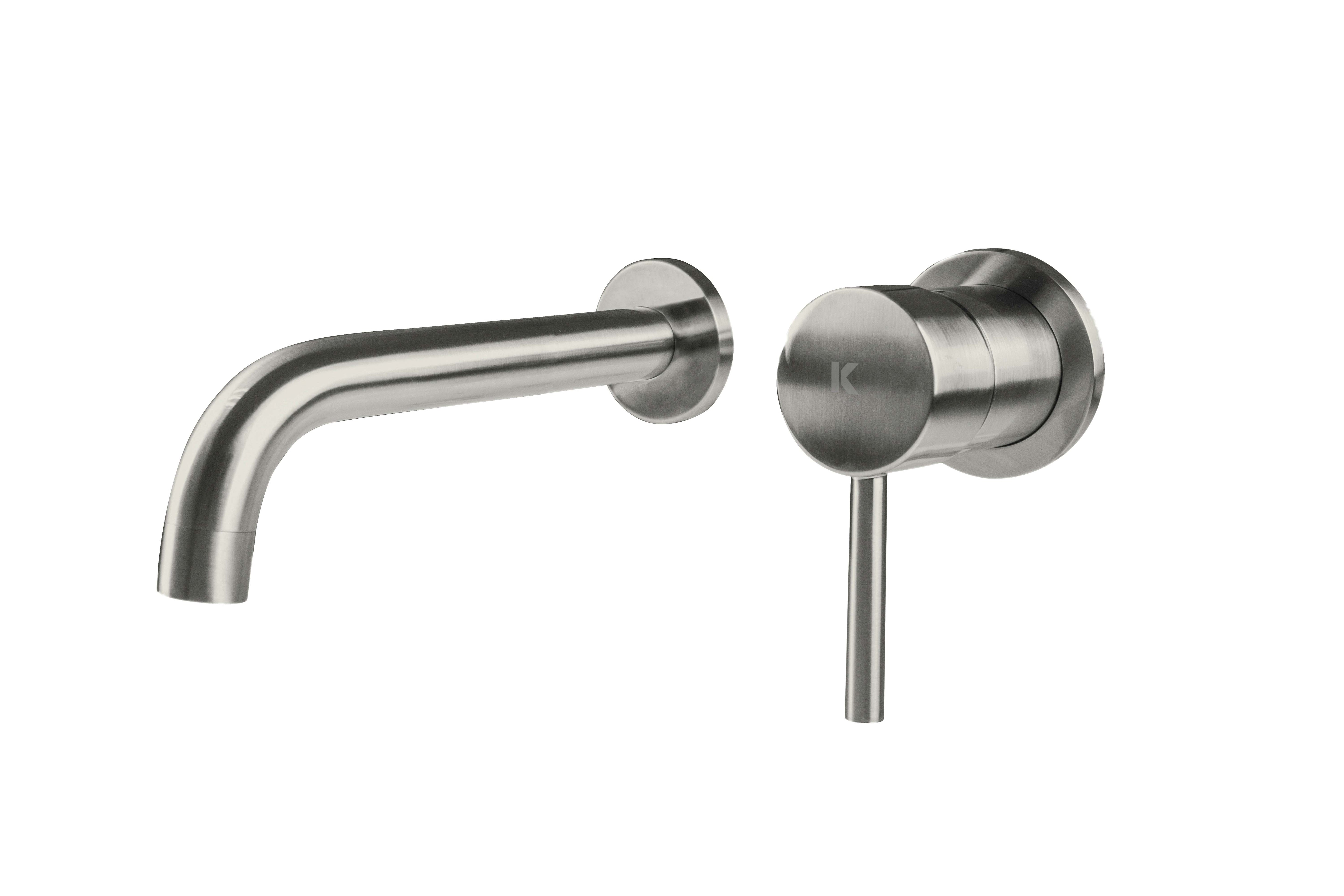 Grifo lavabo empotrado | Serie PLENUM en negro mate - KÄLLA [ KÄLLA® ]