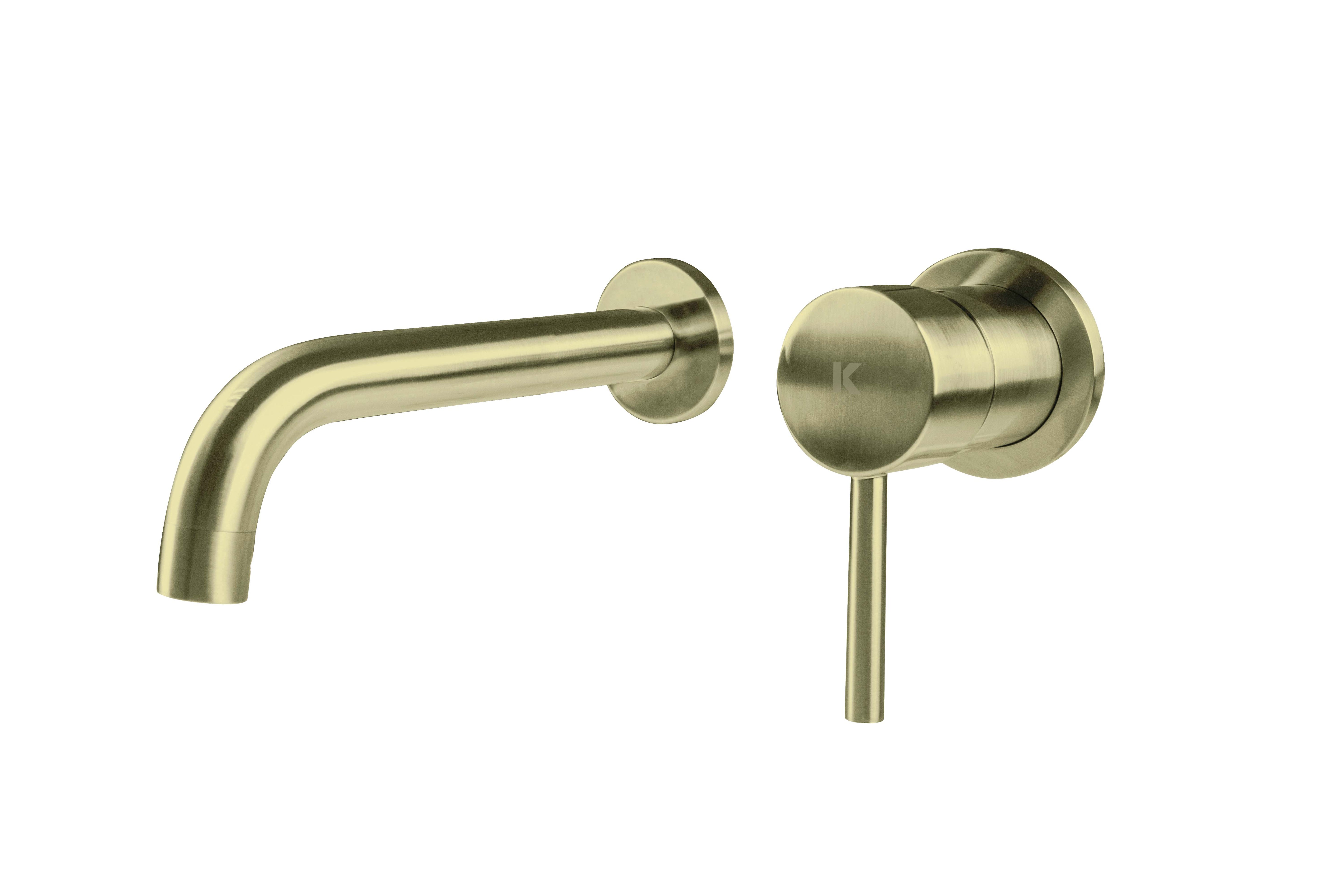 Grifo lavabo empotrado | Serie PLENUM en negro mate - KÄLLA [ KÄLLA® ]