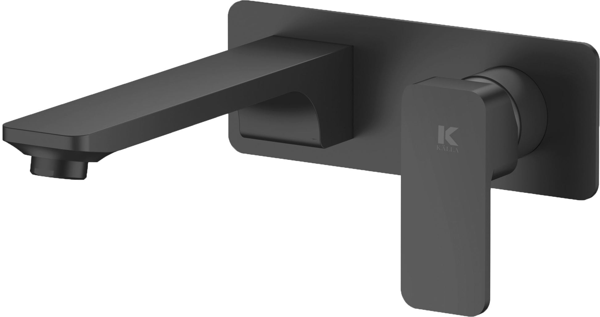 Grifo lavabo empotrado | Serie SKARA en negro mate - KÄLLA [ KÄLLA® ]