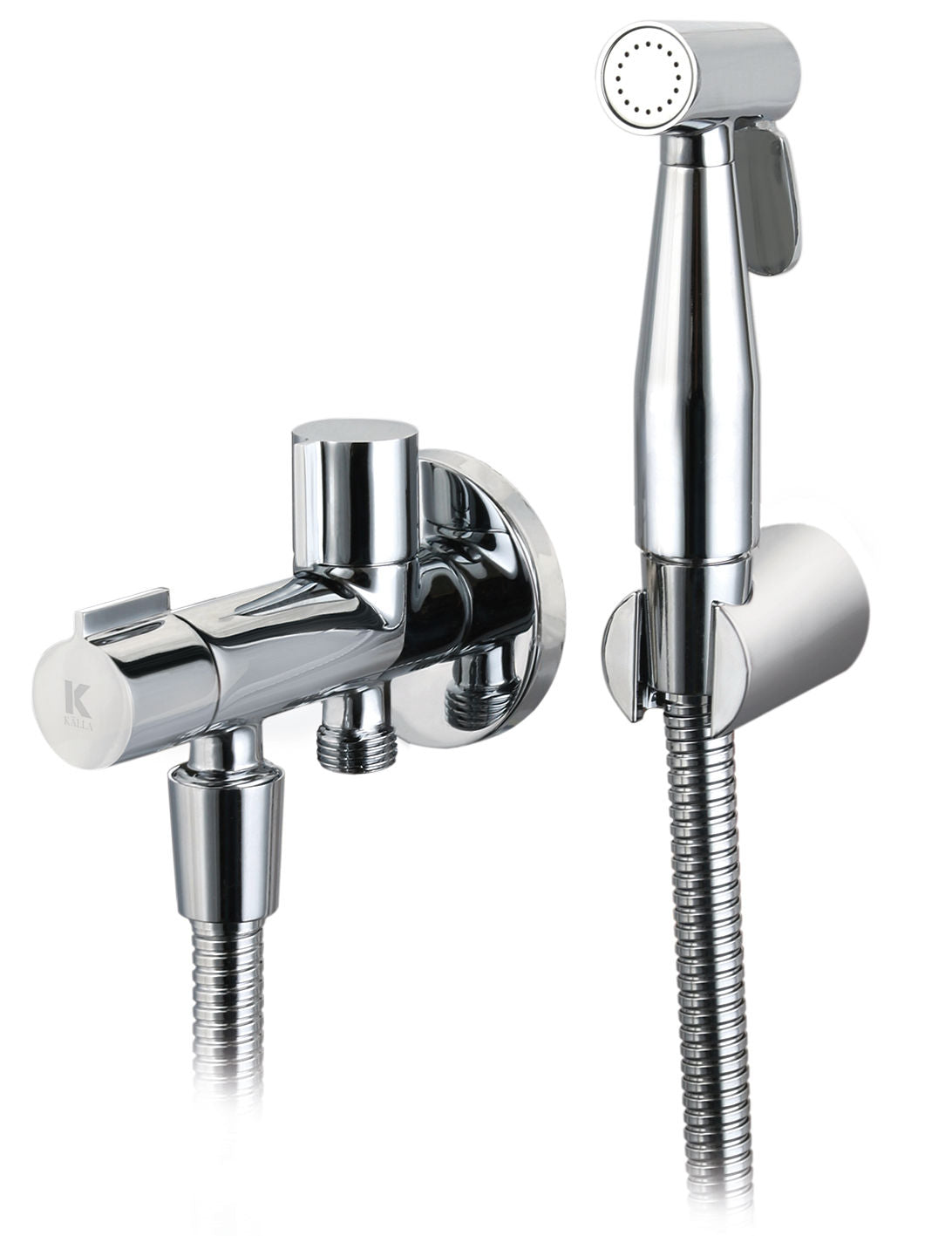 Grifo de bidé con llave de cierre | Serie ERGOS en negro - KÄLLA [ KÄLLA® ]