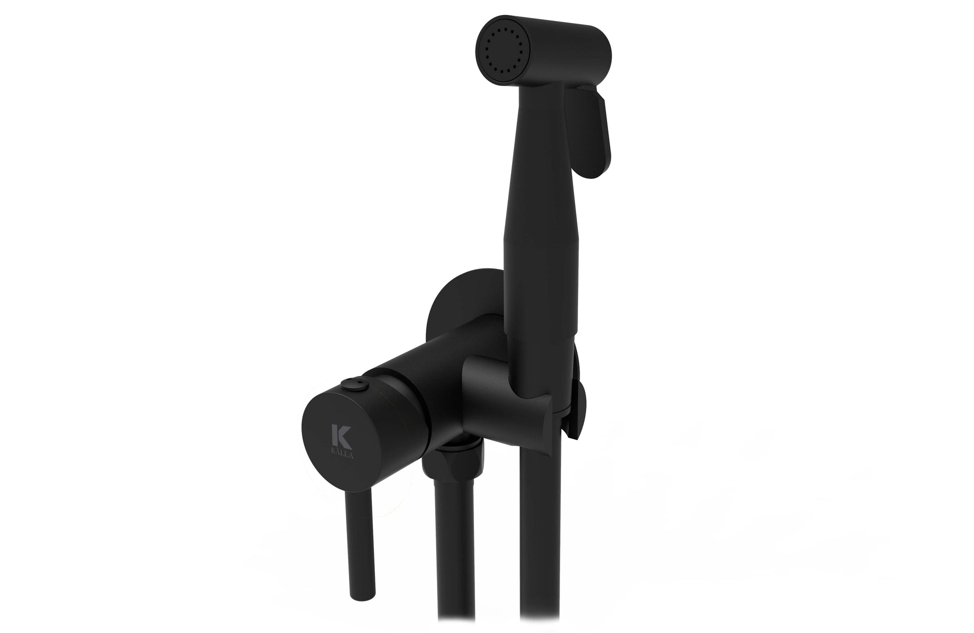 Grifo de bidé | Serie ERGOS en negro - KÄLLA [ KÄLLA® ]