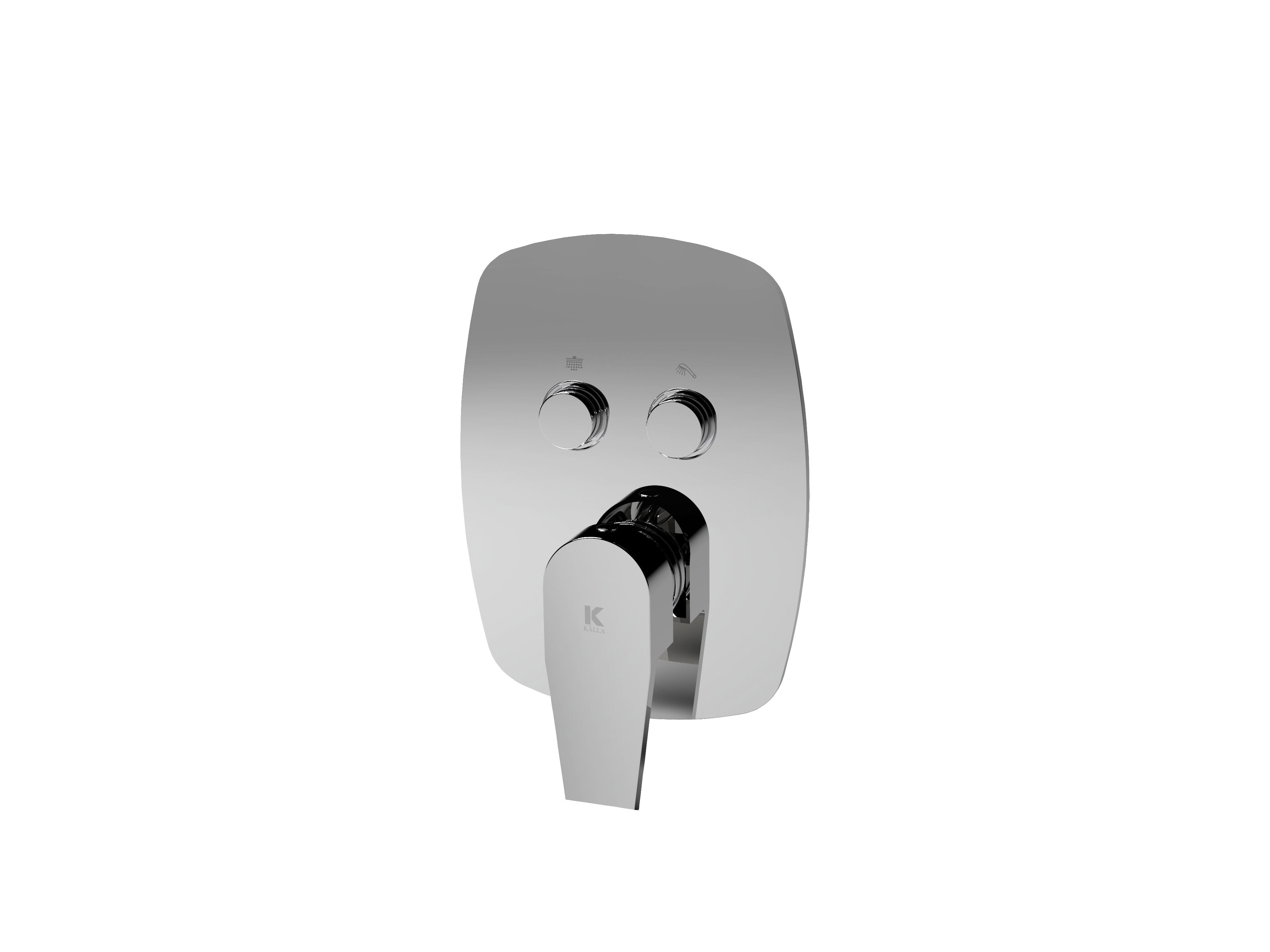Grifo ducha empotrada con pulsador 2 vias | Serie ARVET - KÄLLA [ KÄLLA® ]