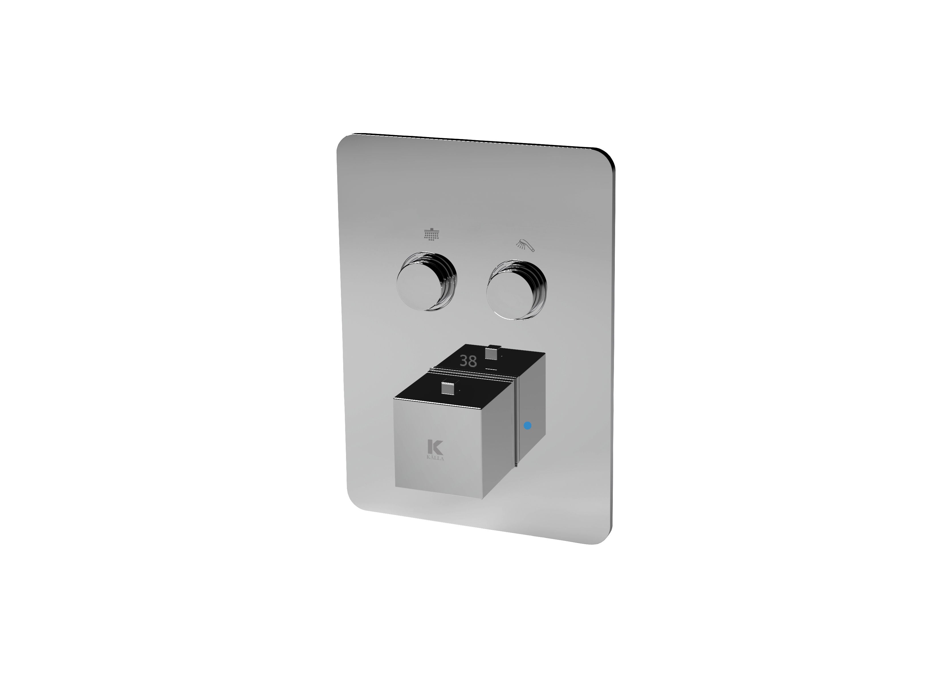 Termostática de ducha empotrada compact | Serie ERGOS - KÄLLA [ KÄLLA® ]