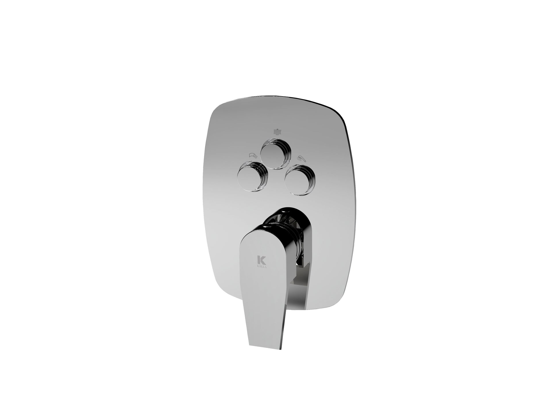 Grifo ducha empotrada con pulsador 3 vias | Serie ARVET - KÄLLA [ KÄLLA® ]