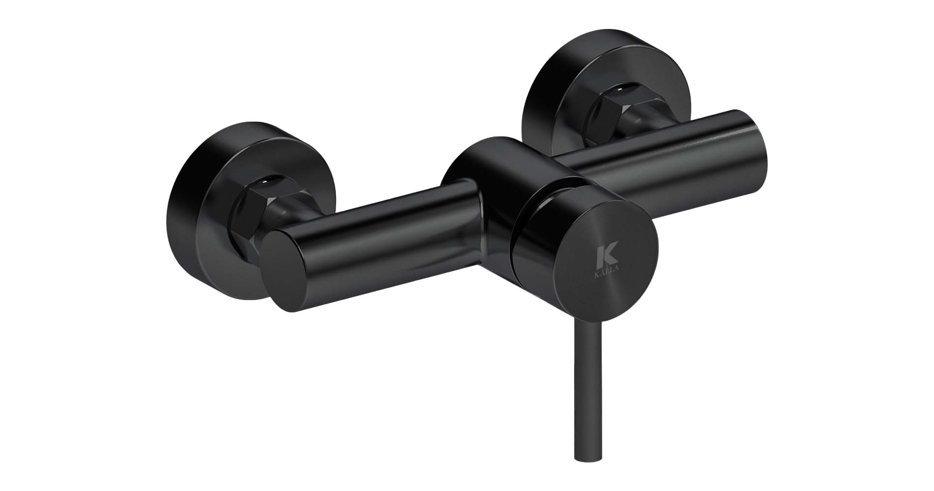 Grifo de ducha | Serie PLENUM en negro mate - KÄLLA [ KÄLLA® ]