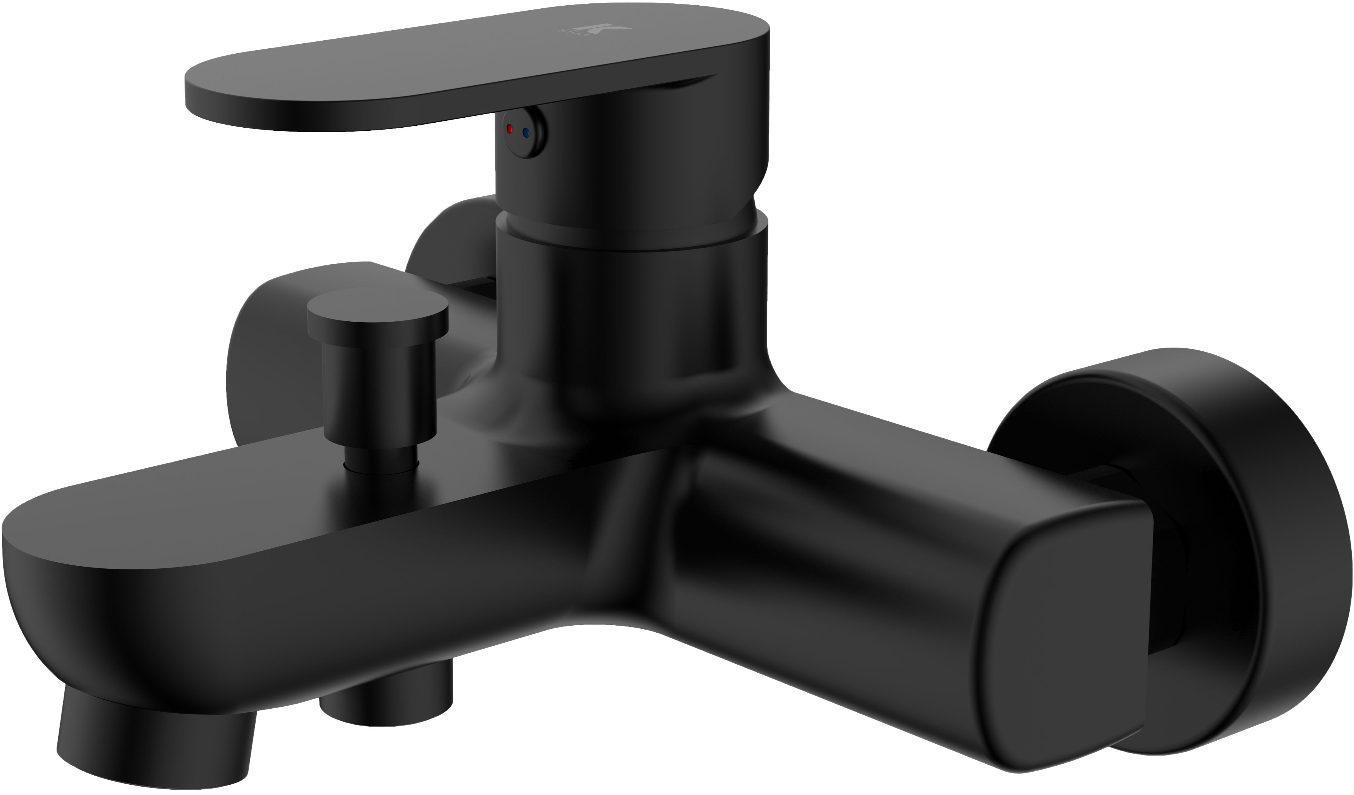 Grifo de bañera y ducha | Serie LEGEND en negro mate - KÄLLA [ KÄLLA® ]