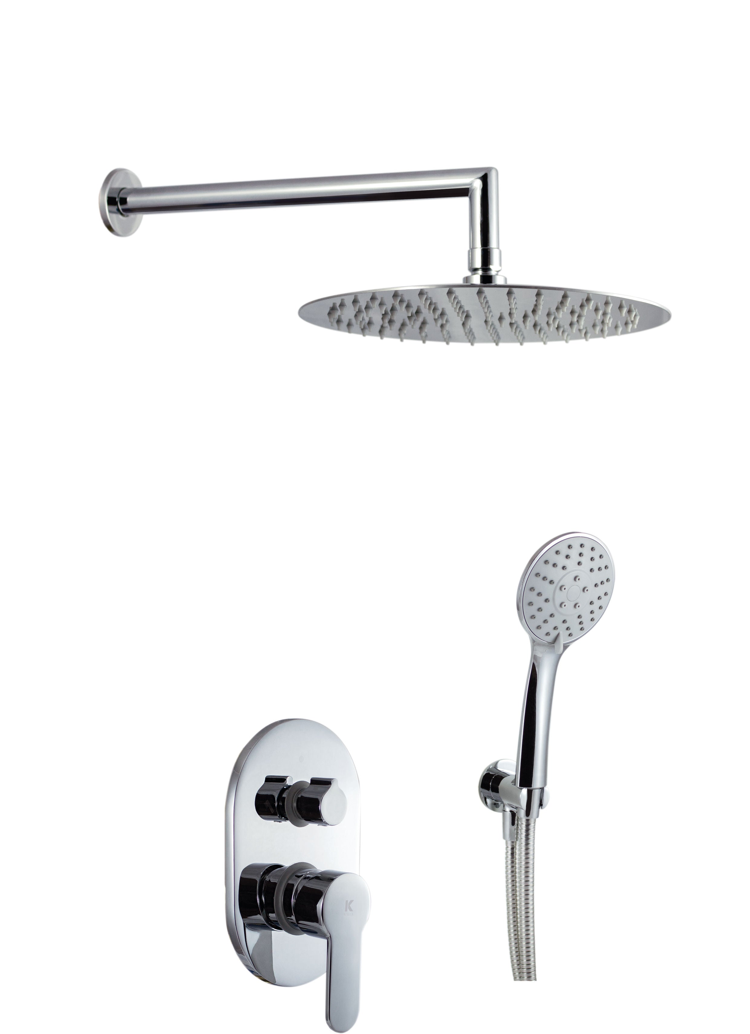 Conjunto de ducha empotrada a pared | Serie OMNIA - KÄLLA [ KÄLLA® ]