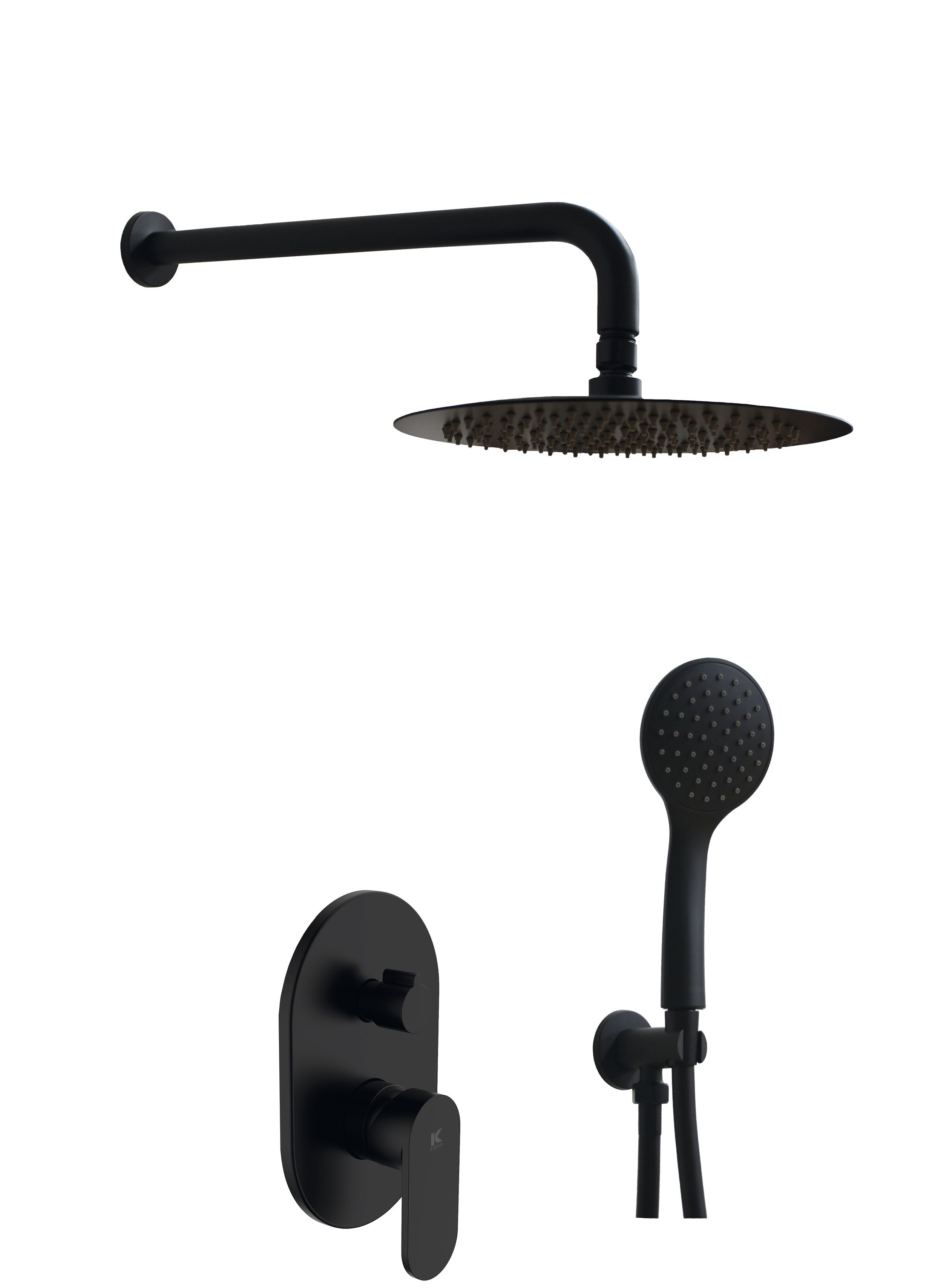 Conjunto de ducha empotrada con 2 vias pared | Serie SKARA - KÄLLA [ KÄLLA® ]