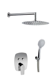 Conjunto de ducha empotrada con 2 vias pared | Serie SINUA - KÄLLA [ KÄLLA® ]