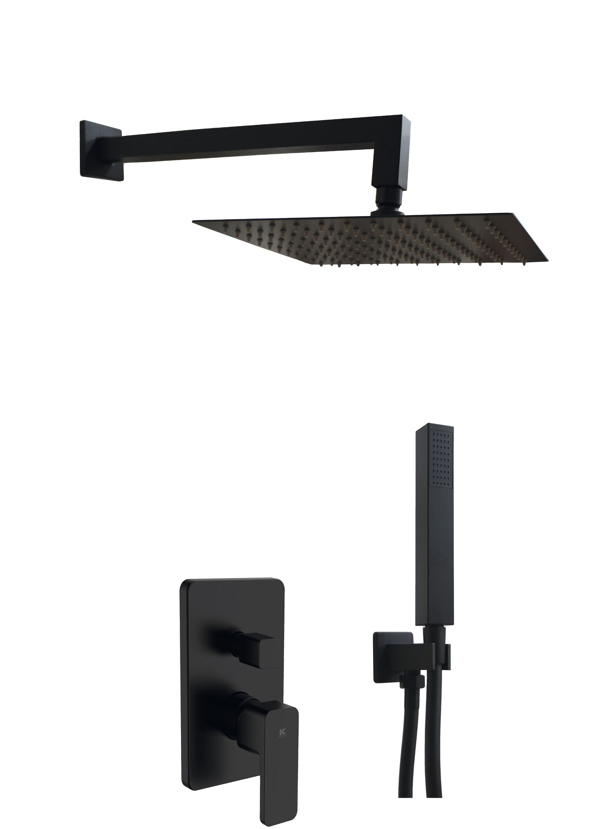 Conjunto de ducha empotrada con 2 vias pared | Serie SKARA - KÄLLA [ KÄLLA® ]
