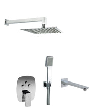 Conjunto de ducha empotrada 3 vias pared | Serie SKARA - KÄLLA [ KÄLLA® ]