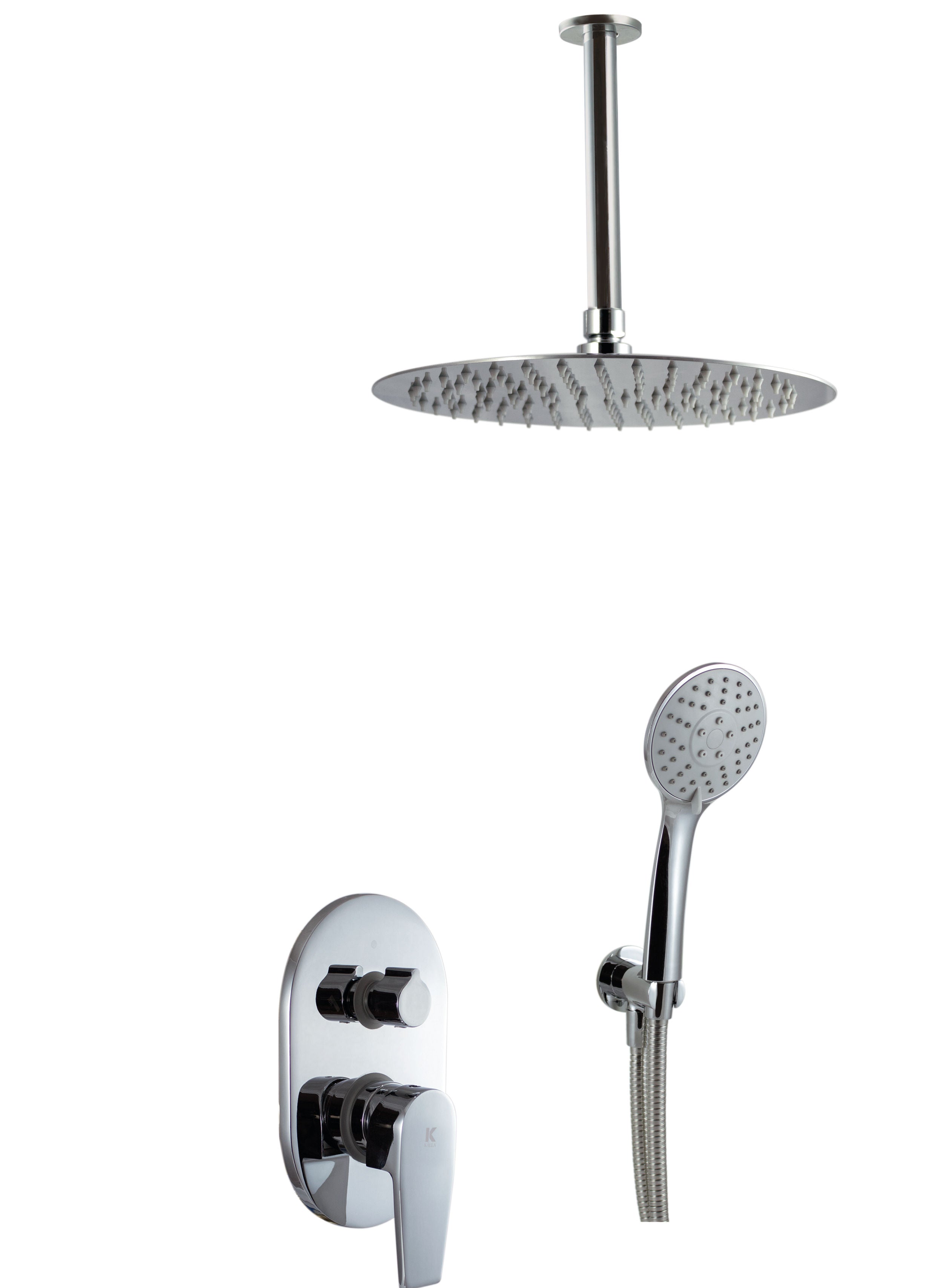 Conjunto de ducha empotrada a techo | Serie ARVET - KÄLLA [ KÄLLA® ]