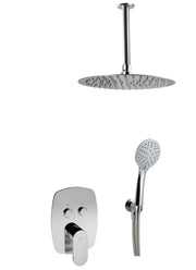 Conjunto de ducha empotrada a pared y techo con 2 vias | Serie LEGEND - KÄLLA [ KÄLLA® ]